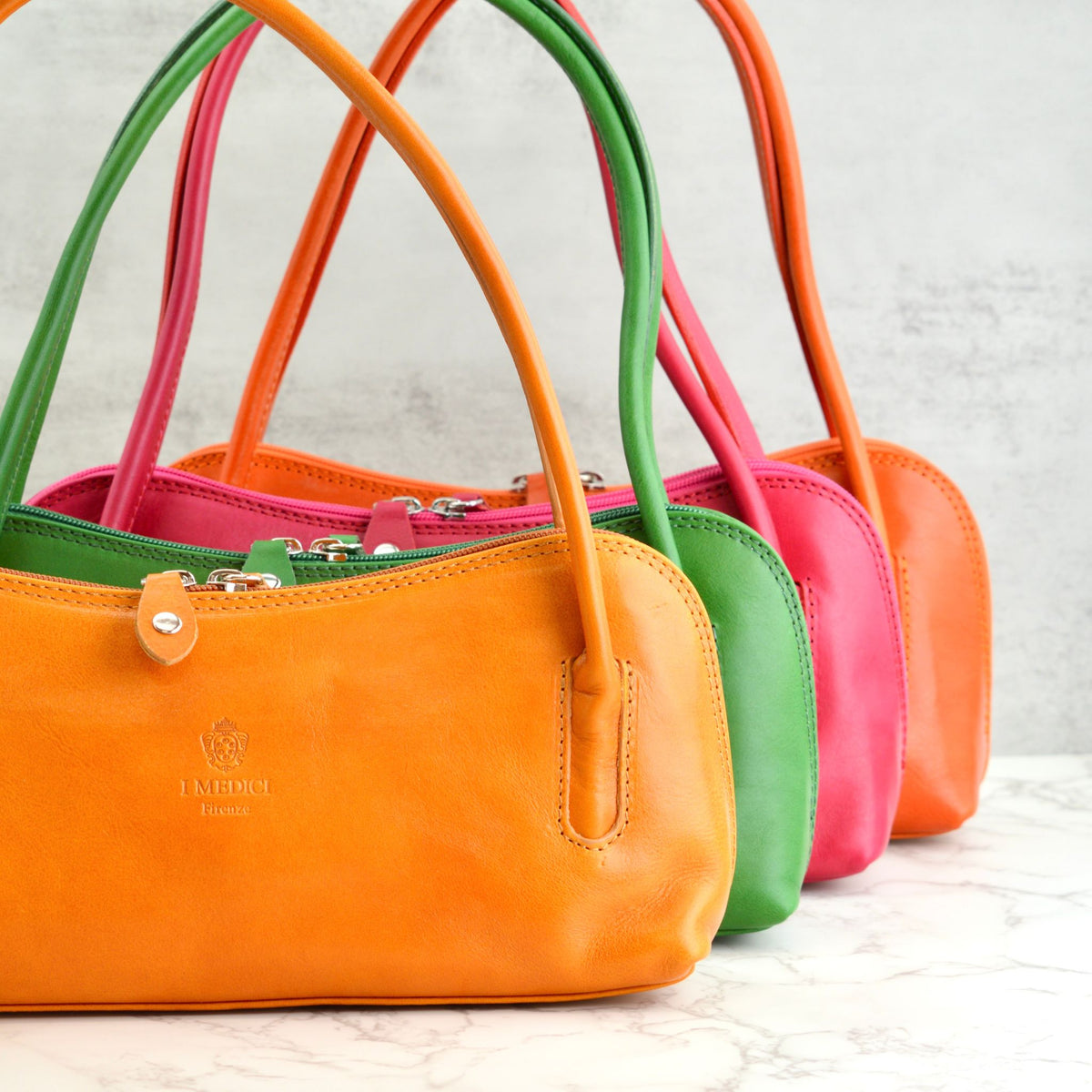 Carina Shoulder Bag, Italian Leather - My Italian Decor