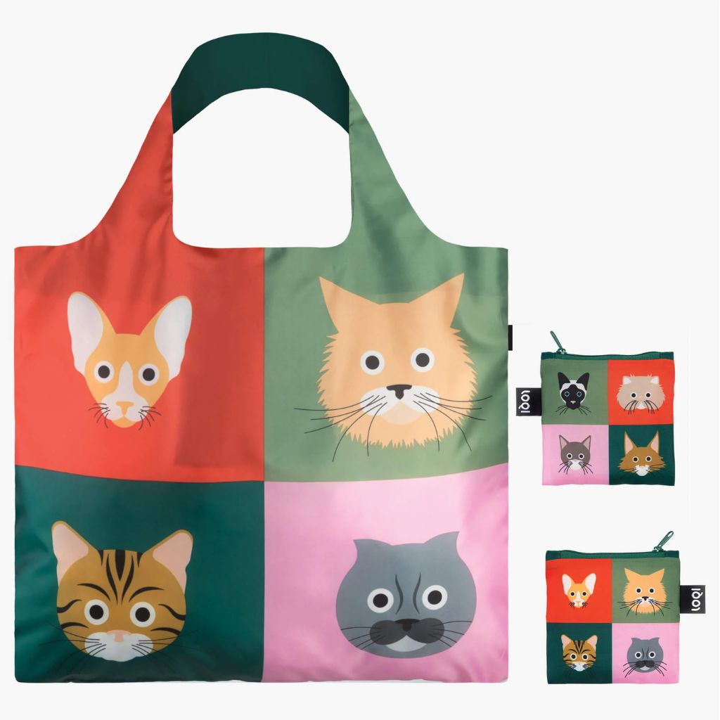 Recycled tote bag featuring Italian artists design, lightweight and compact, made by My Italian Decor, perfect for everyday use.
