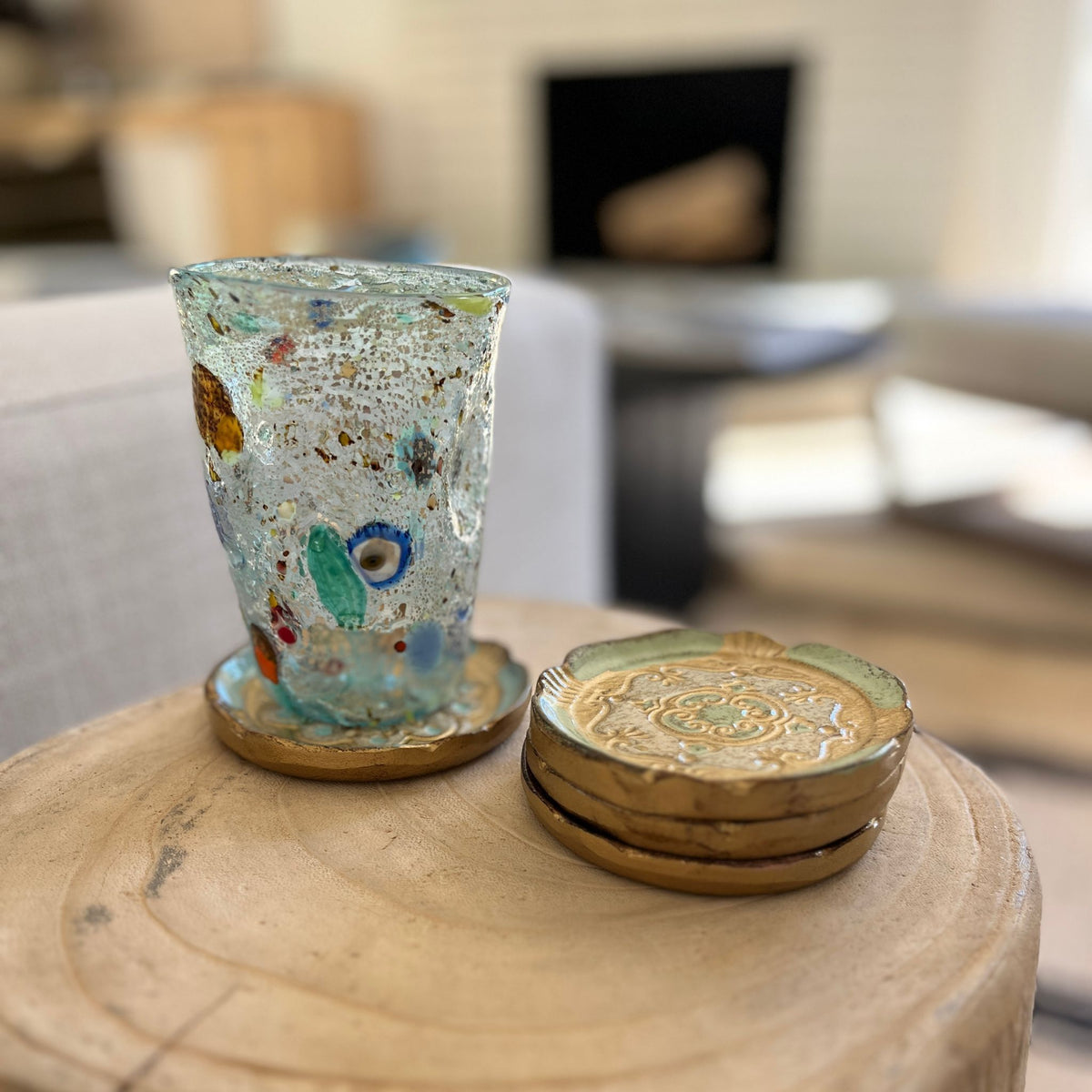 Florentine Wood Coasters Sets