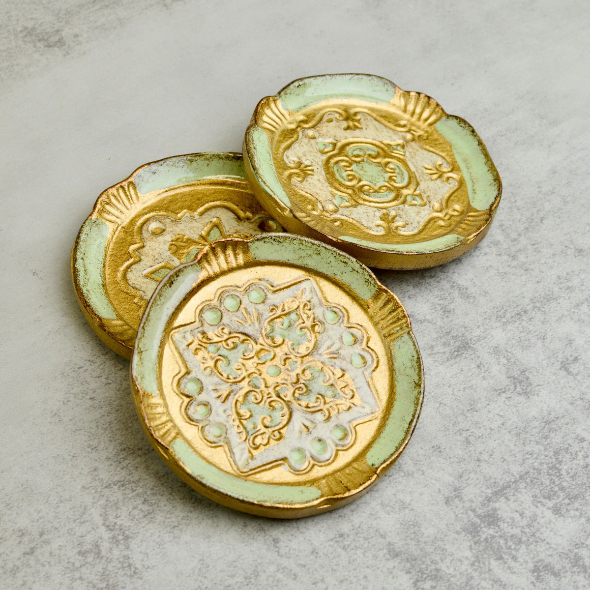 Florentine Wood Coasters Sets