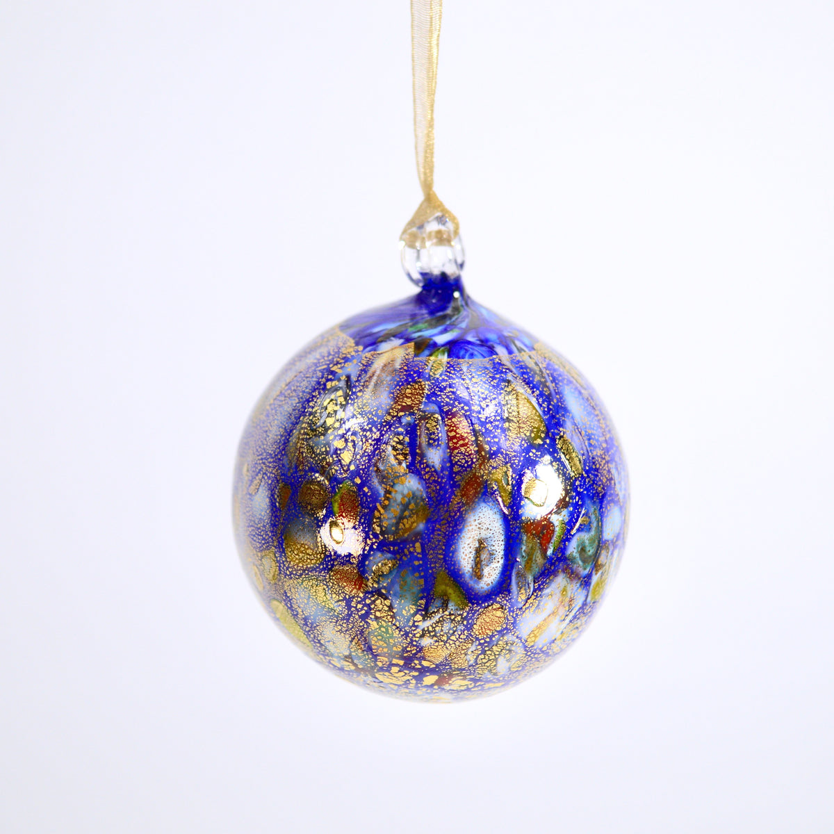 Murano Glass Ornament Macchia Accents, Made in Italy - My Italian Decor