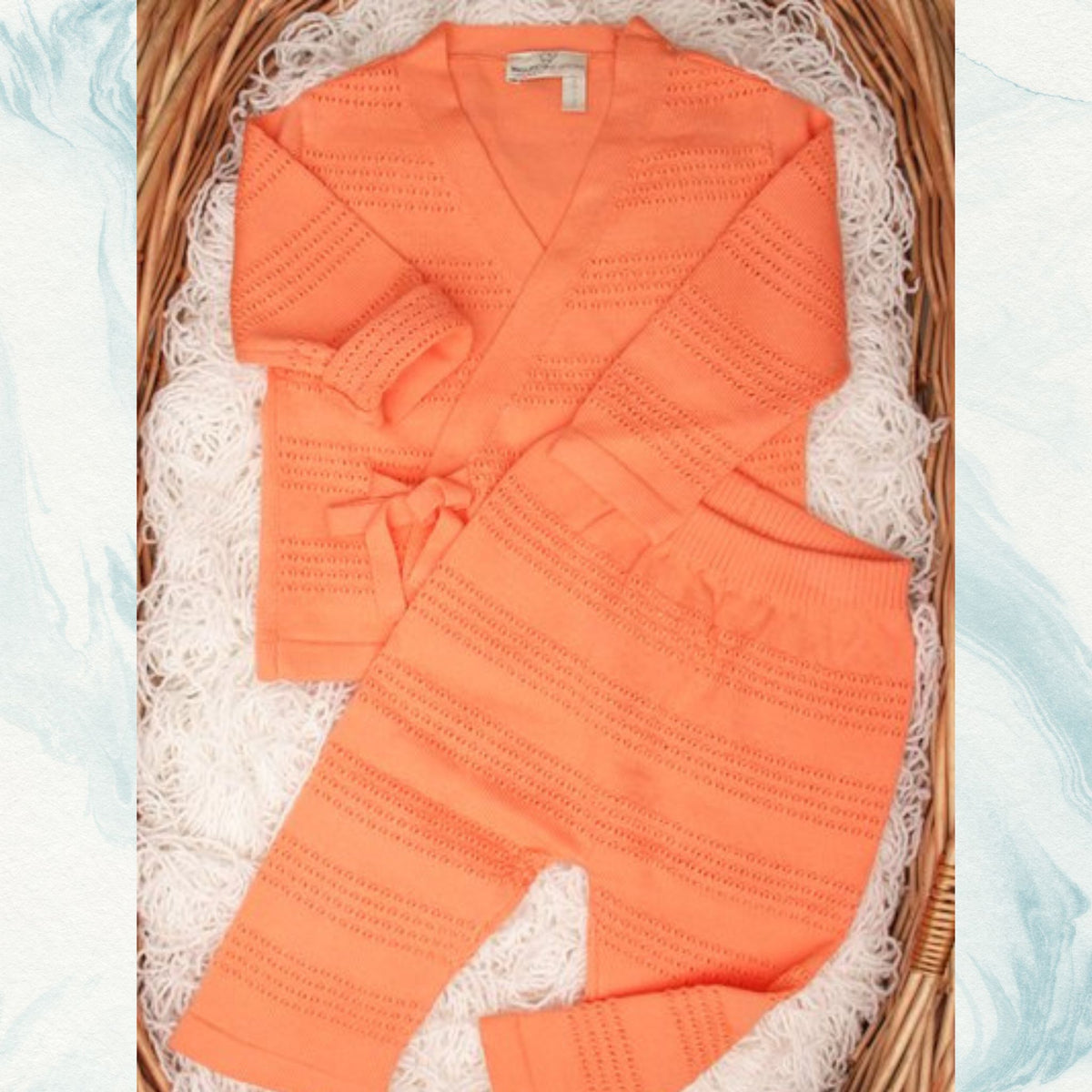 2 pc Baby Top &amp; Pants Set - 100% Organic Cotton - Made in Italy - My Italian Decor