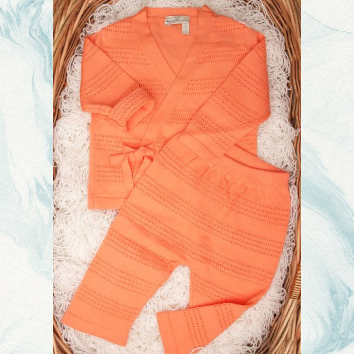 2 pc Baby Top &amp; Pants Set - 100% Organic Cotton - Made in Italy - My Italian Decor