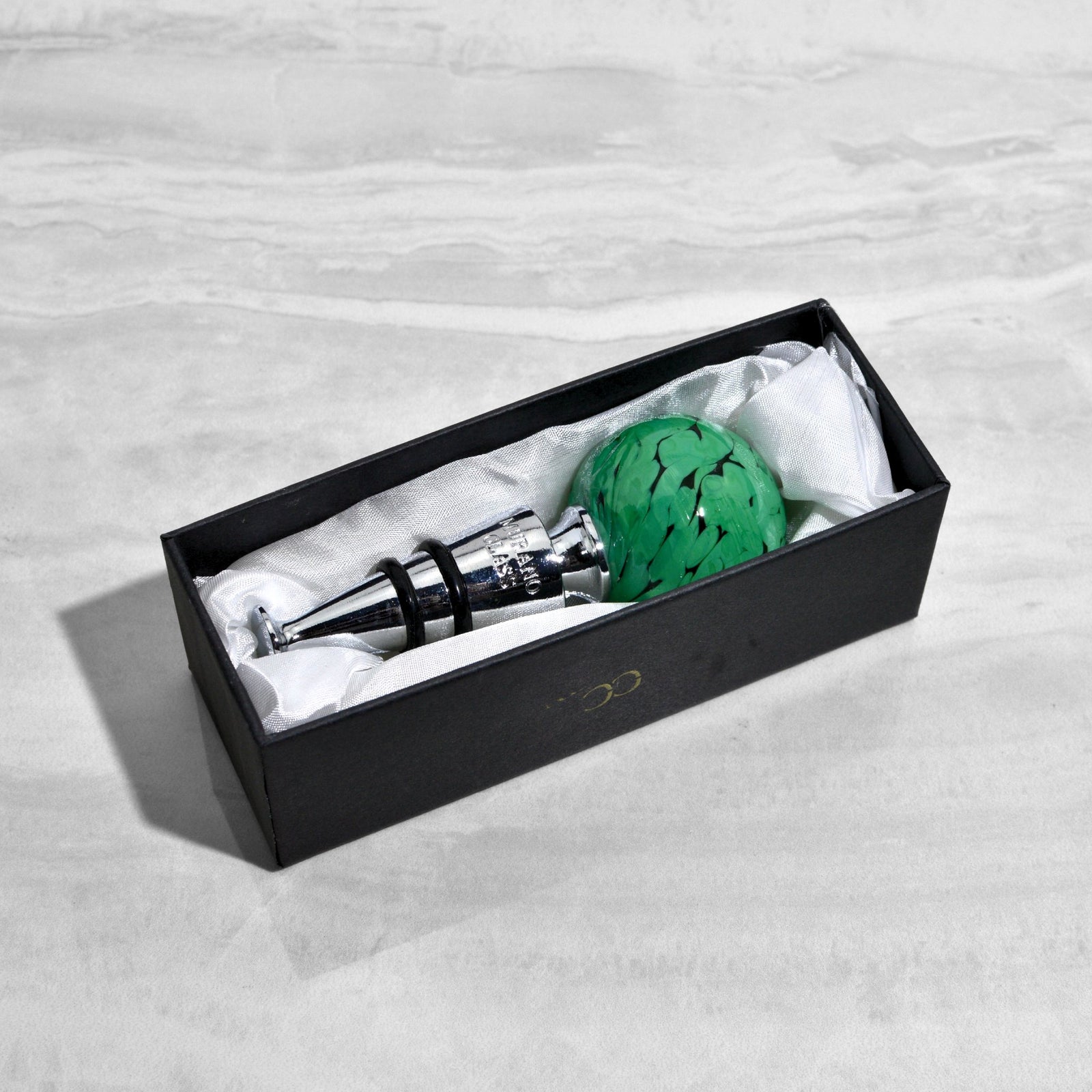 Murano Glass Confetti Wine Stopper by MyItalianDecor, colorful glass bottle stopper for preserving wine.