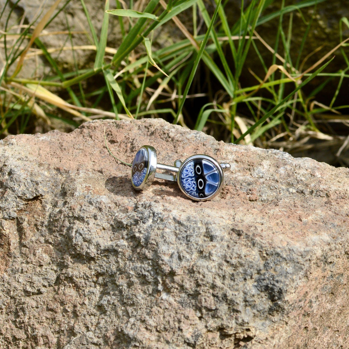 Murano Glass Cufflinks, Handcrafted in Italy