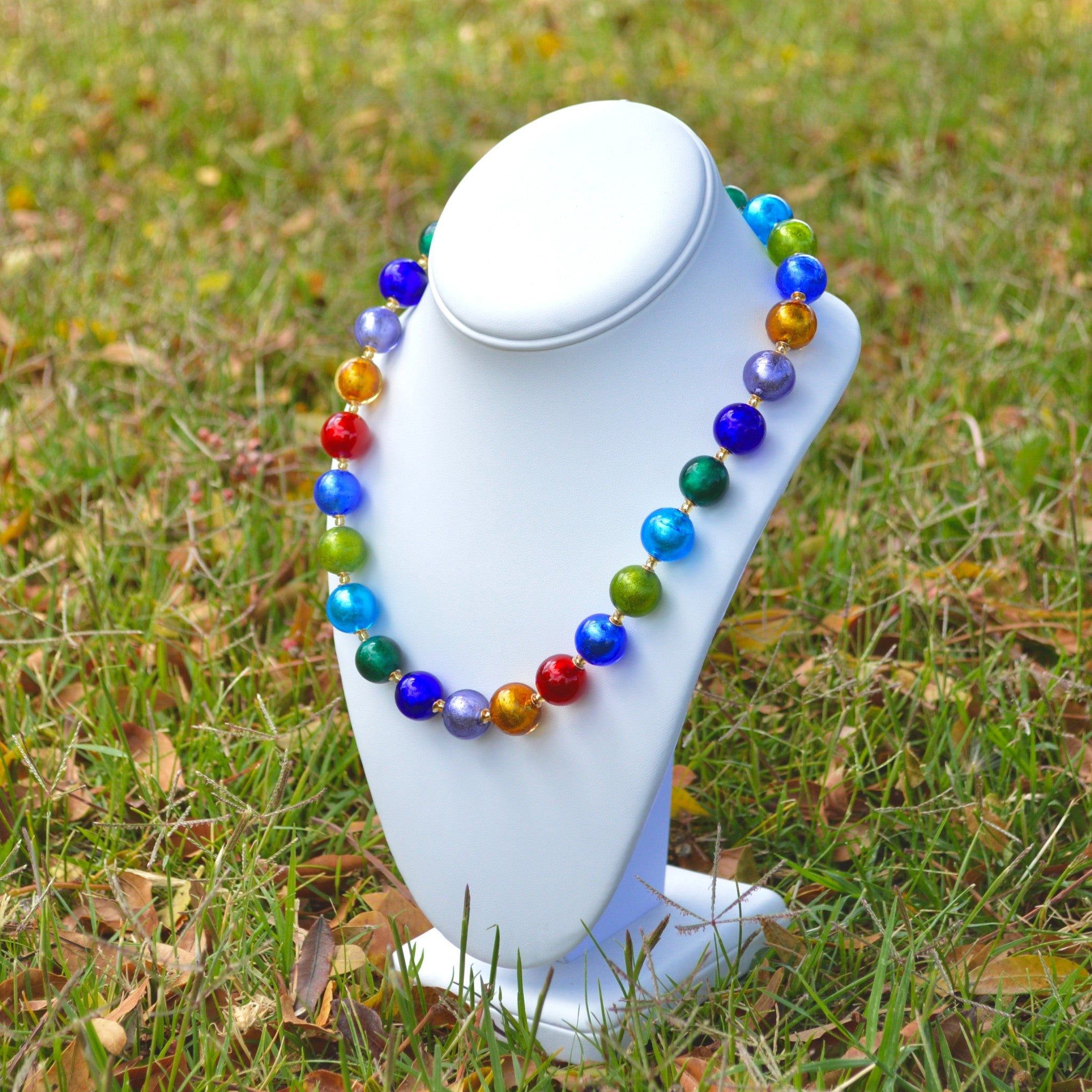 Murano Glass Bead Earrings, Murano Glass Making Beads
