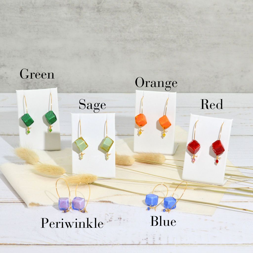 Murano Glass Dolce Earrings, Handcrafted in Italy