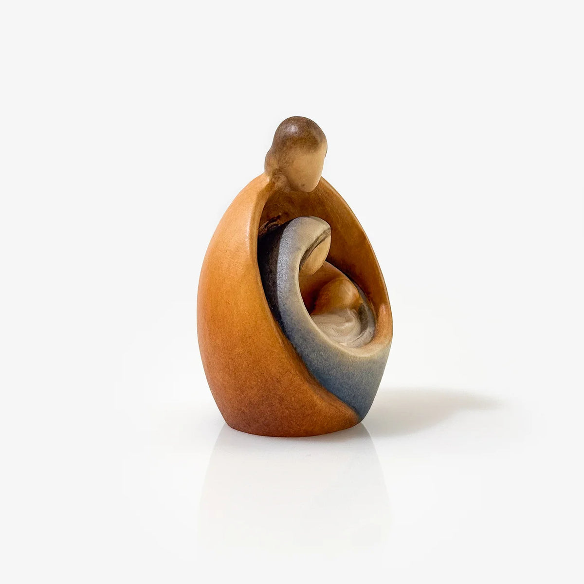 Modern Wooden Holy Family, Three Sizes, Made in Italy