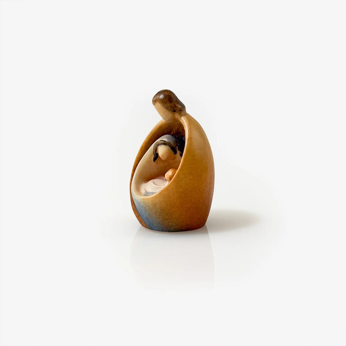 Modern Wooden Holy Family, Three Sizes, Made in Italy