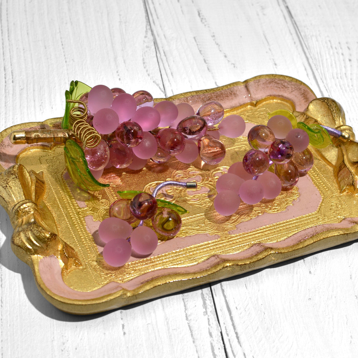 Murano Glass Grape Cluster, Large, Made in Italy