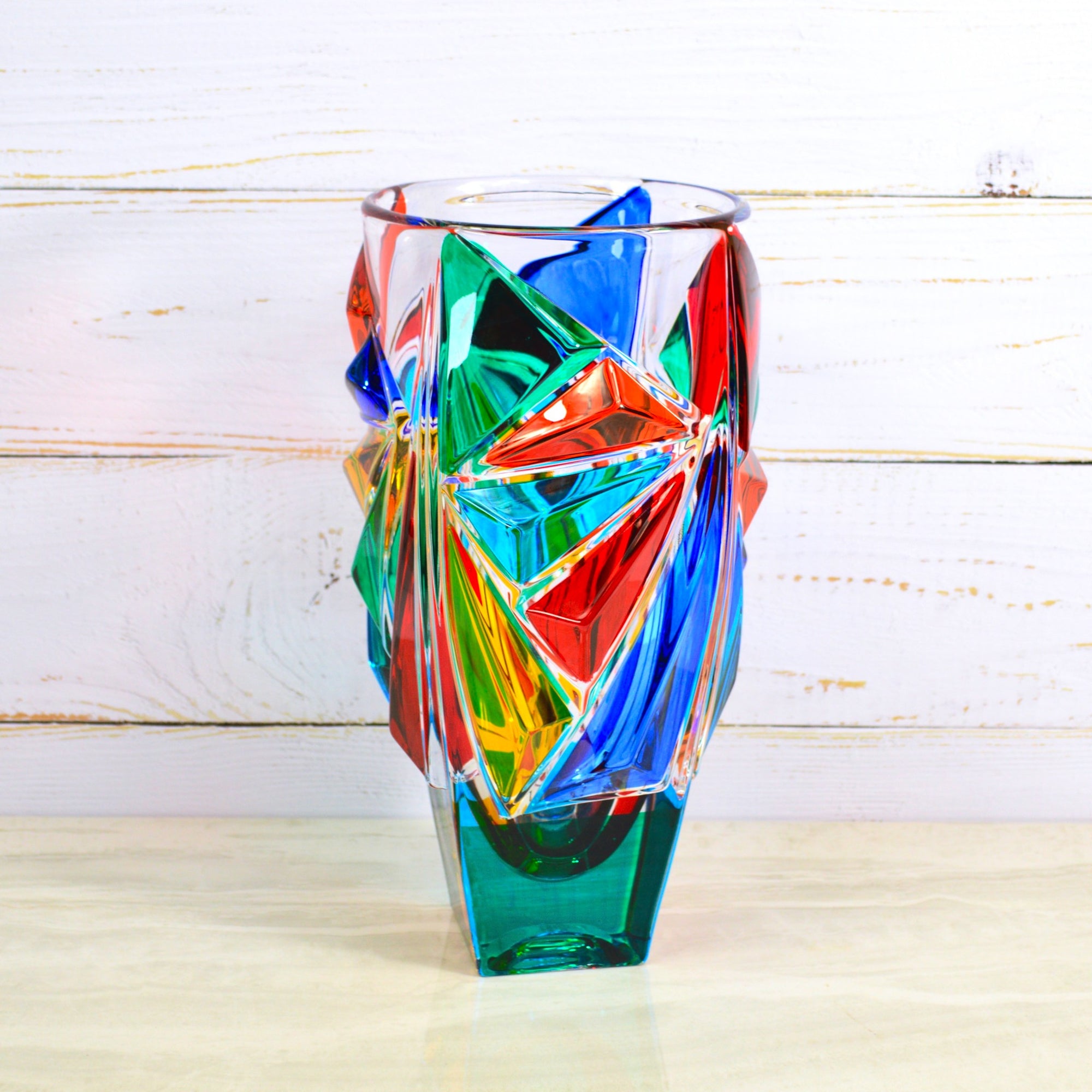 Empress Vase, Hand Painted Crystal, Made in Italy - My Italian Decor