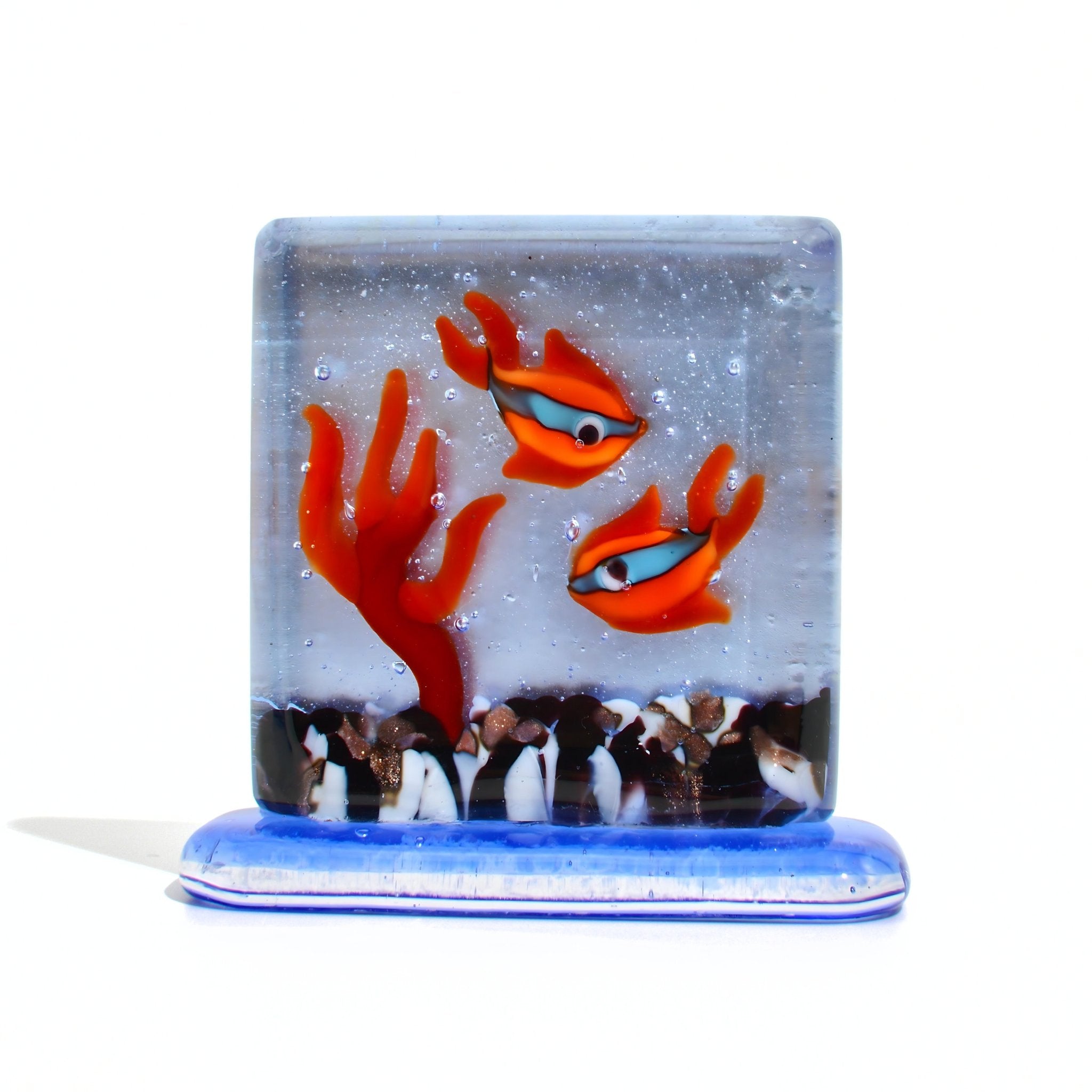 Murano Glass Fish Aquarium, Handmade in Italy - My Italian Decor