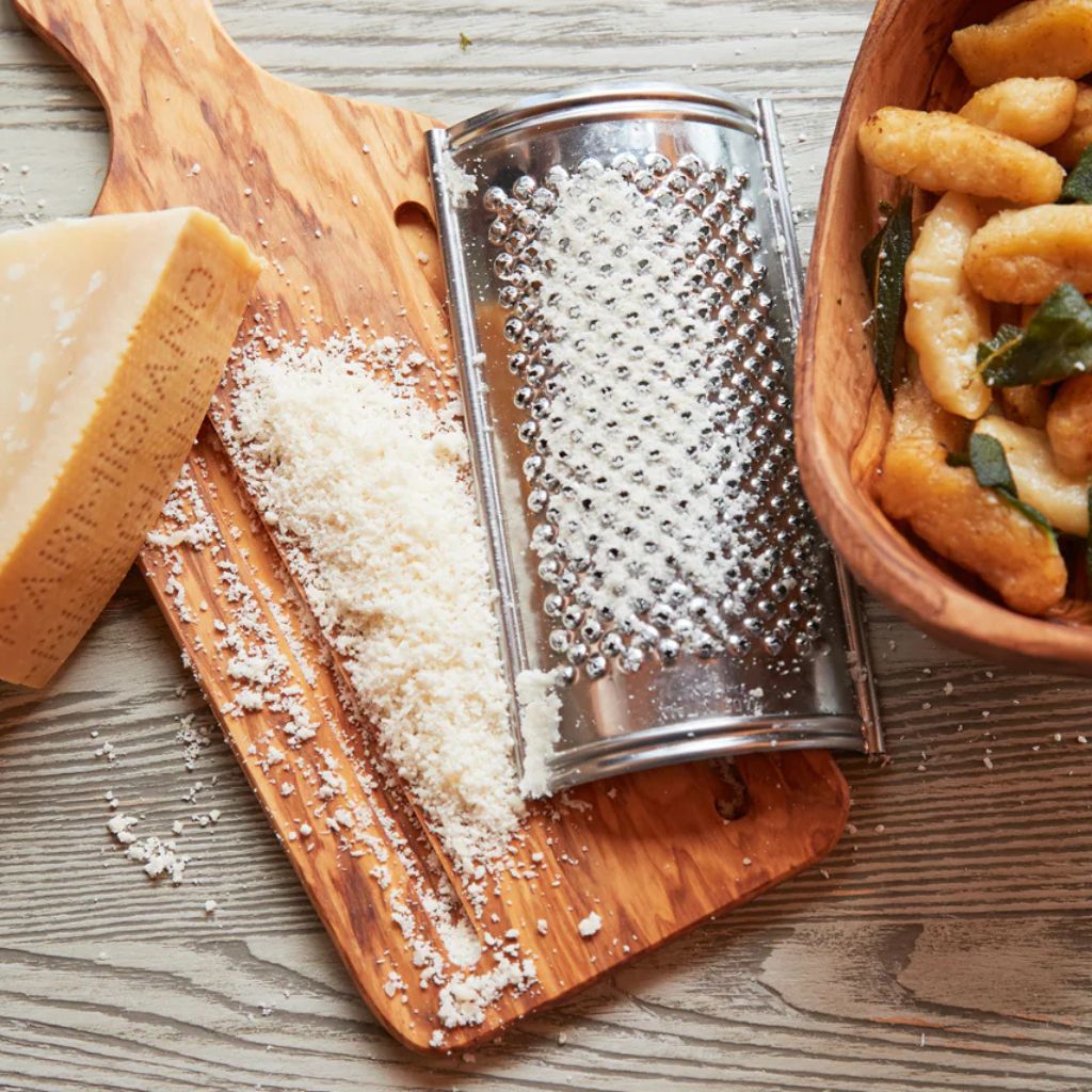 Olivewood Flat Cheese Box Grater - Made in Italy