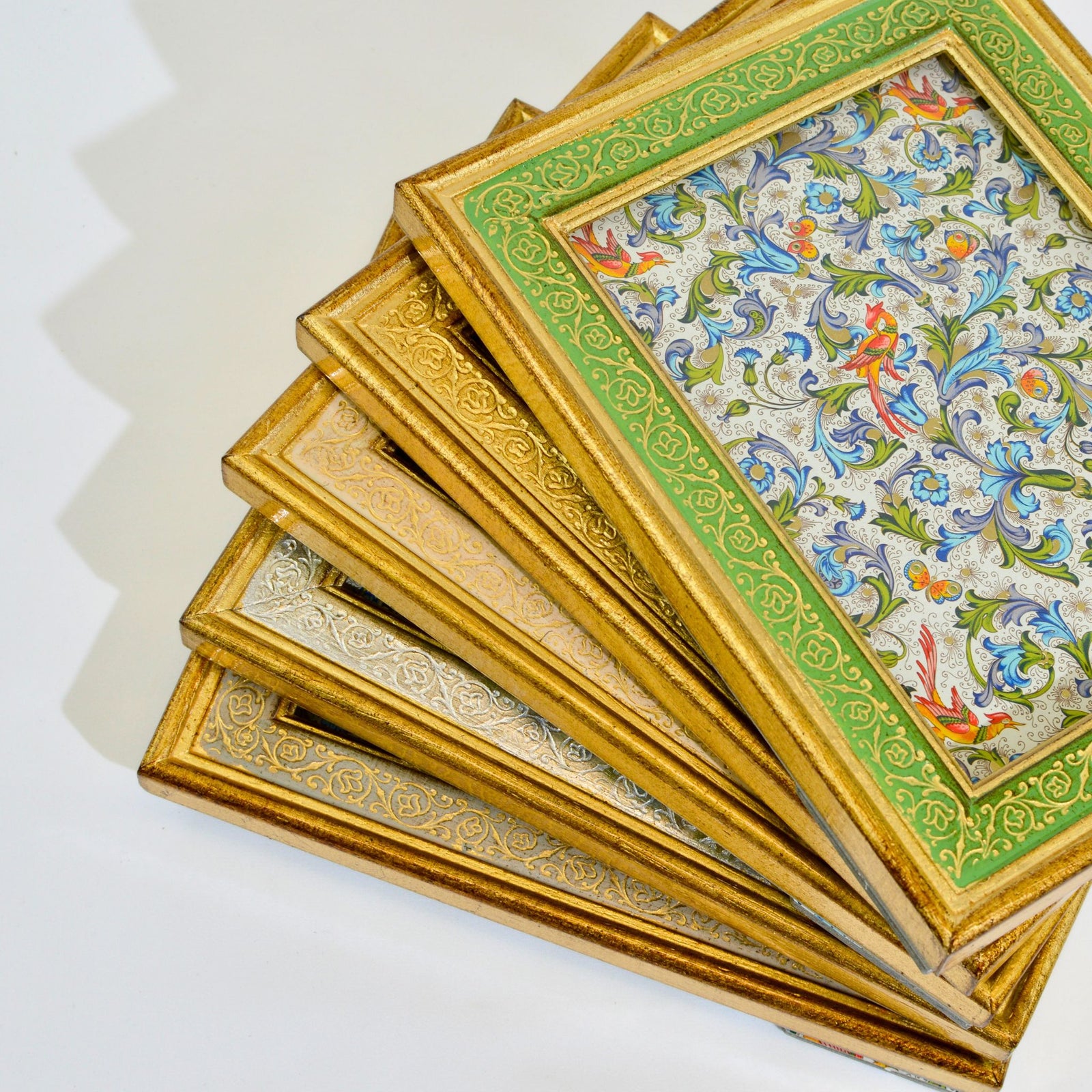 Italian Florentine Carved Wood Embossed Photo Frame, 8x10, 5x7, 4x6 - Made in Italy - My Italian Decor