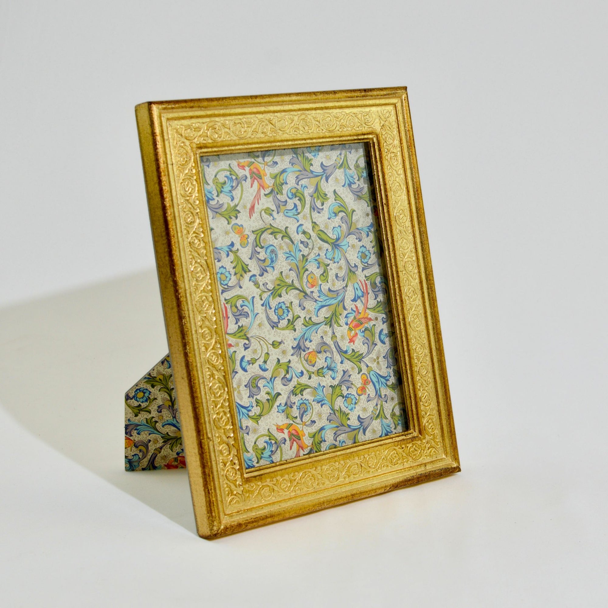 Italian Florentine Carved Wood Embossed Photo Frame, 8x10, 5x7, 4x6 - Made in Italy - My Italian Decor