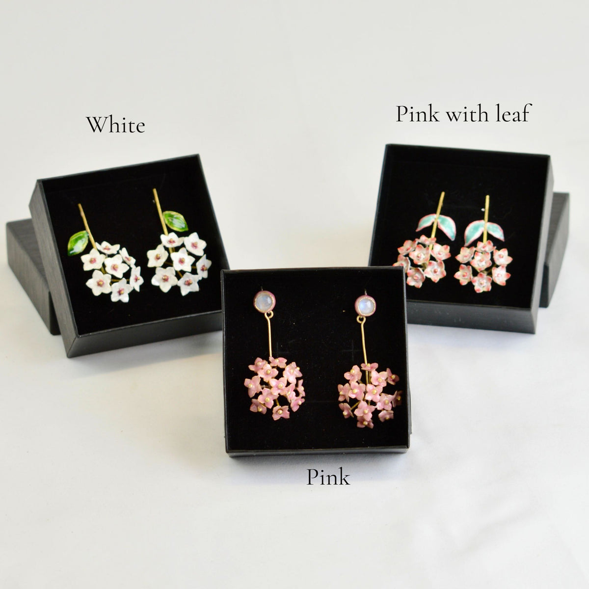 Giardino Collection, Hydrangea, Earring, Made in Italy
