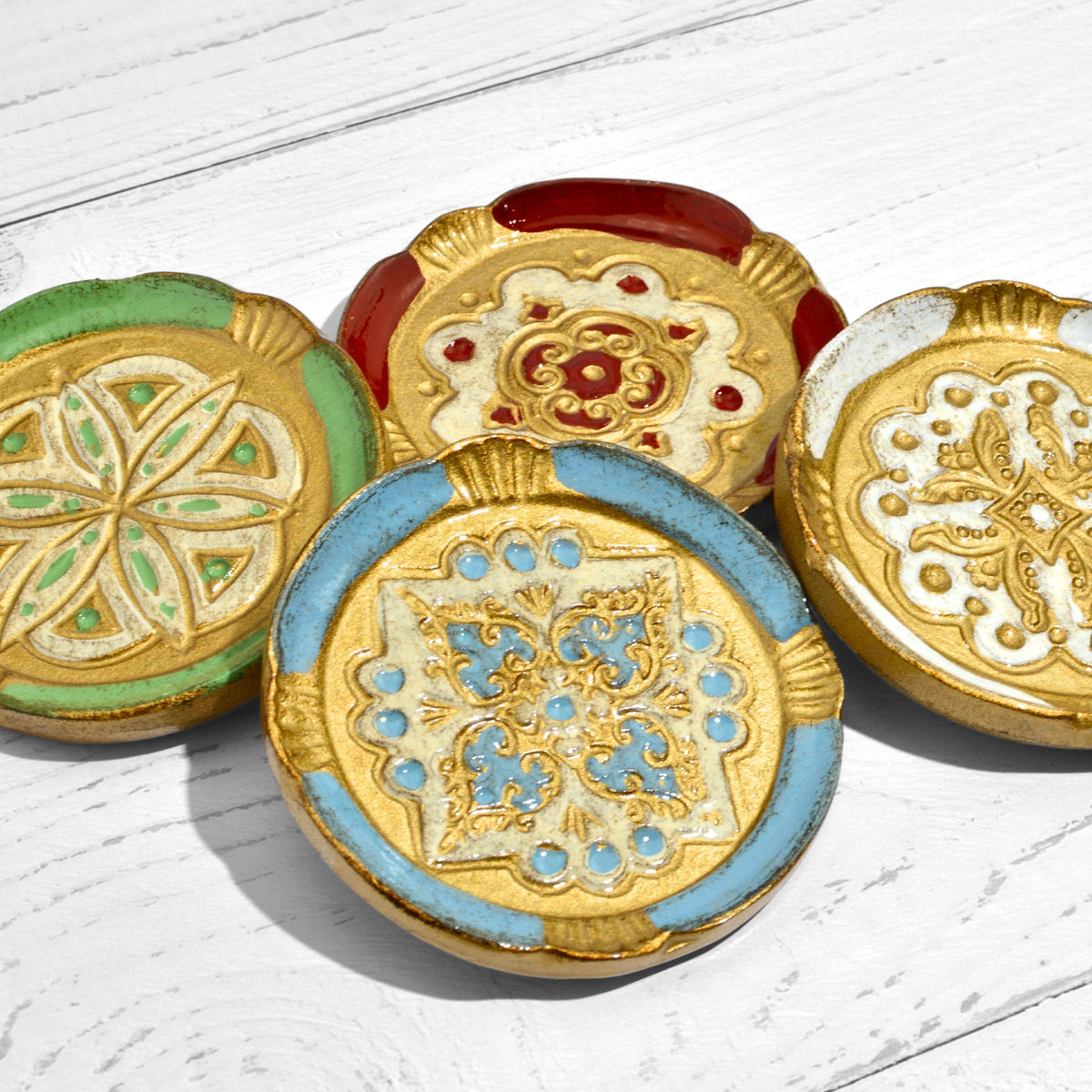 Florentine Wood Coasters Sets