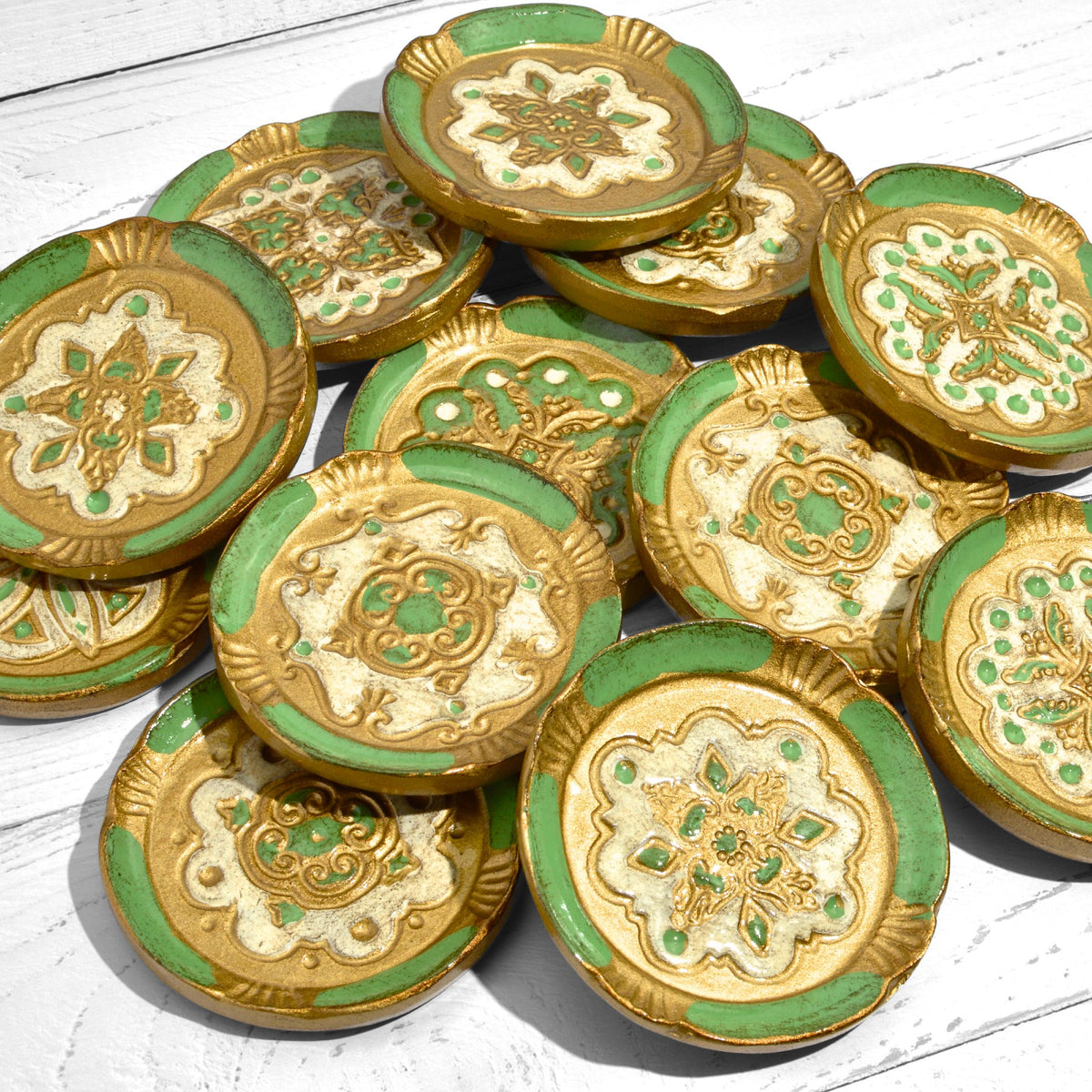 Florentine Wood Coasters Sets