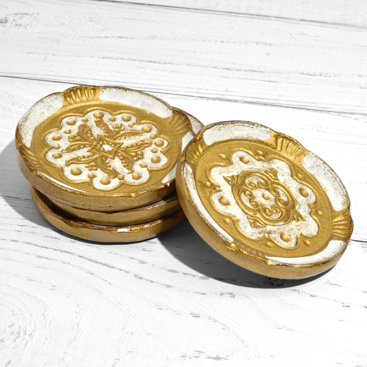 Florentine Wood Coasters Sets