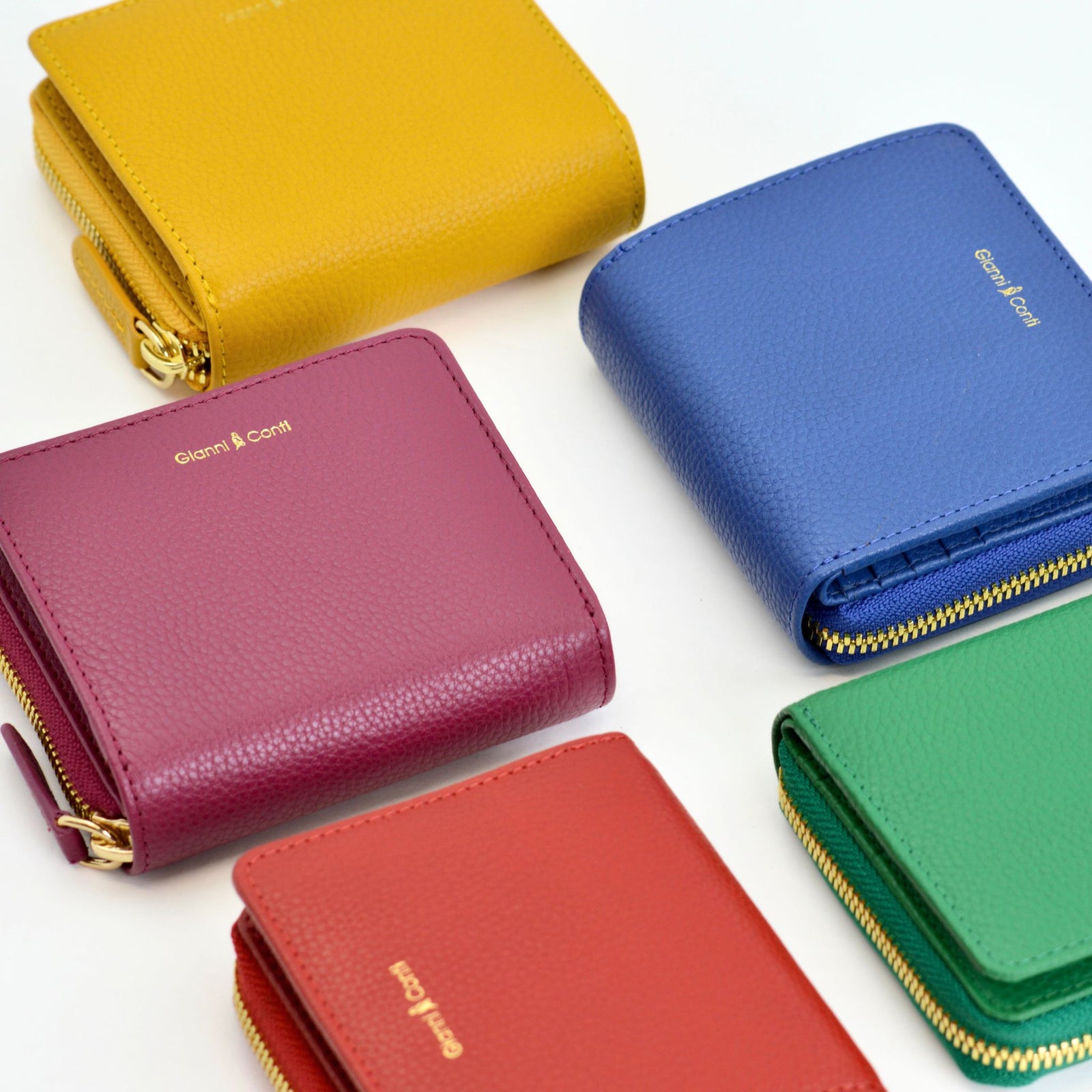 Genova Italian Leather Zip-around Wallet, Made in Italy - My Italian Decor