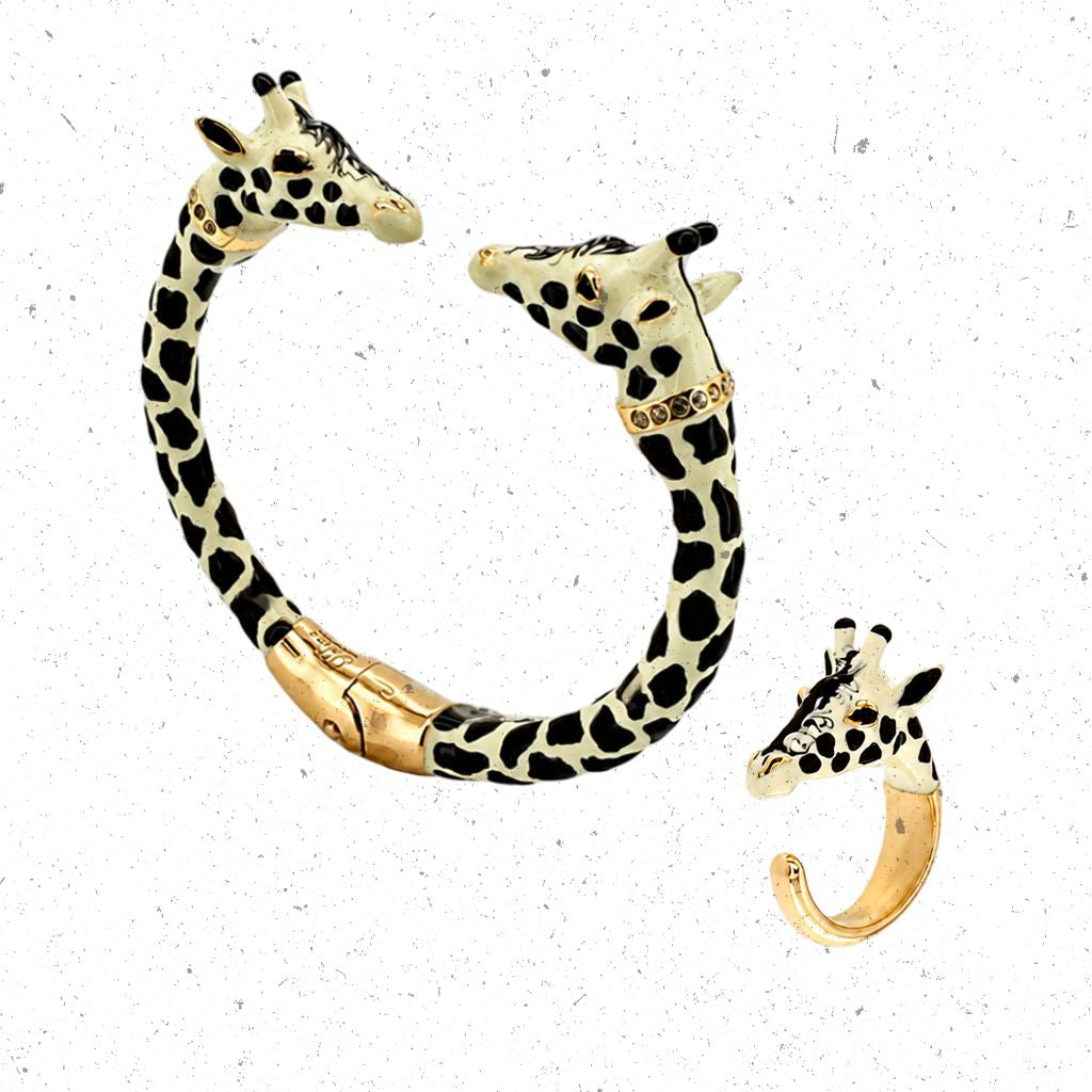 Giraffe Enamel Jewelry, Made in Italy