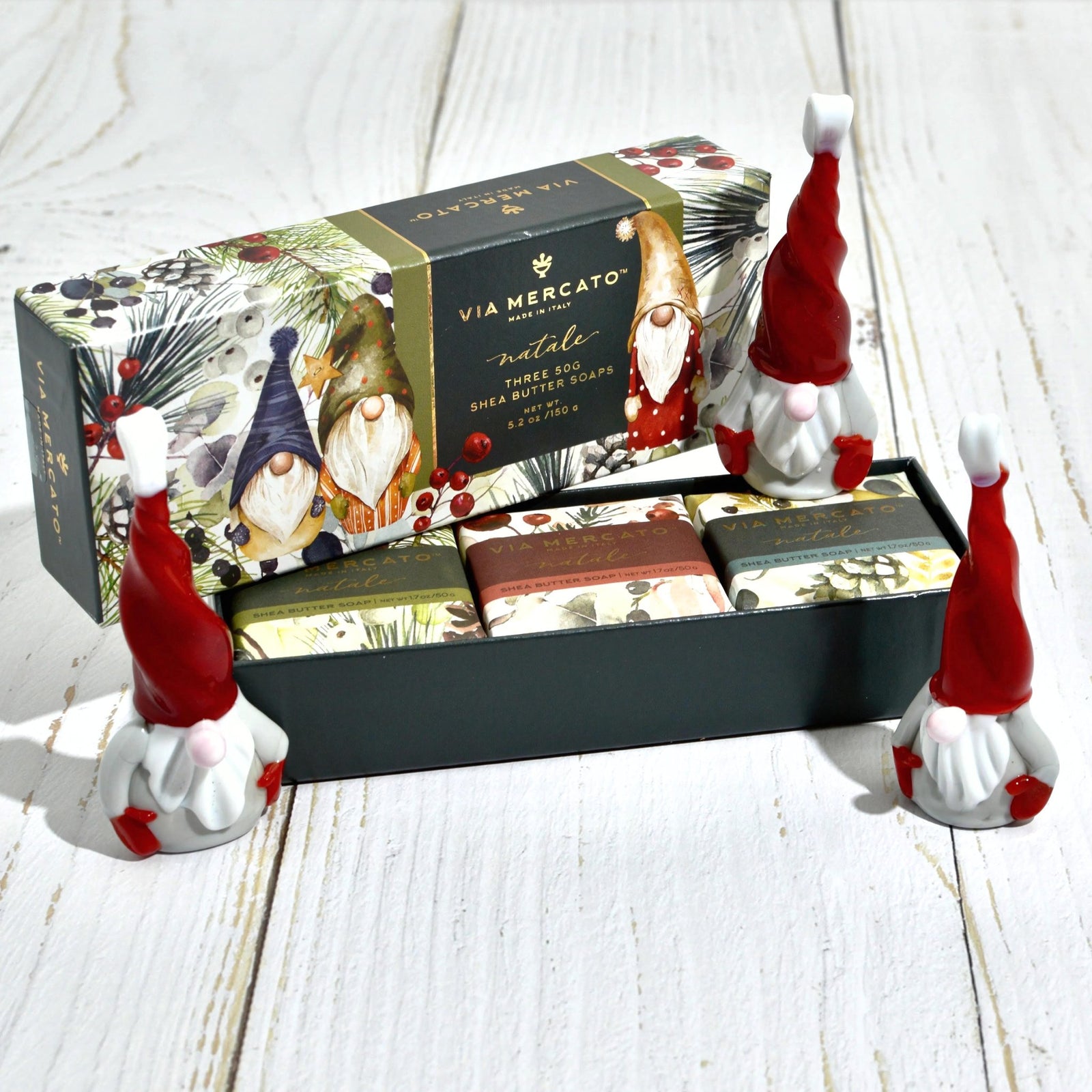 Via Mercato Gnome Soap Gift Set - My Italian Decor