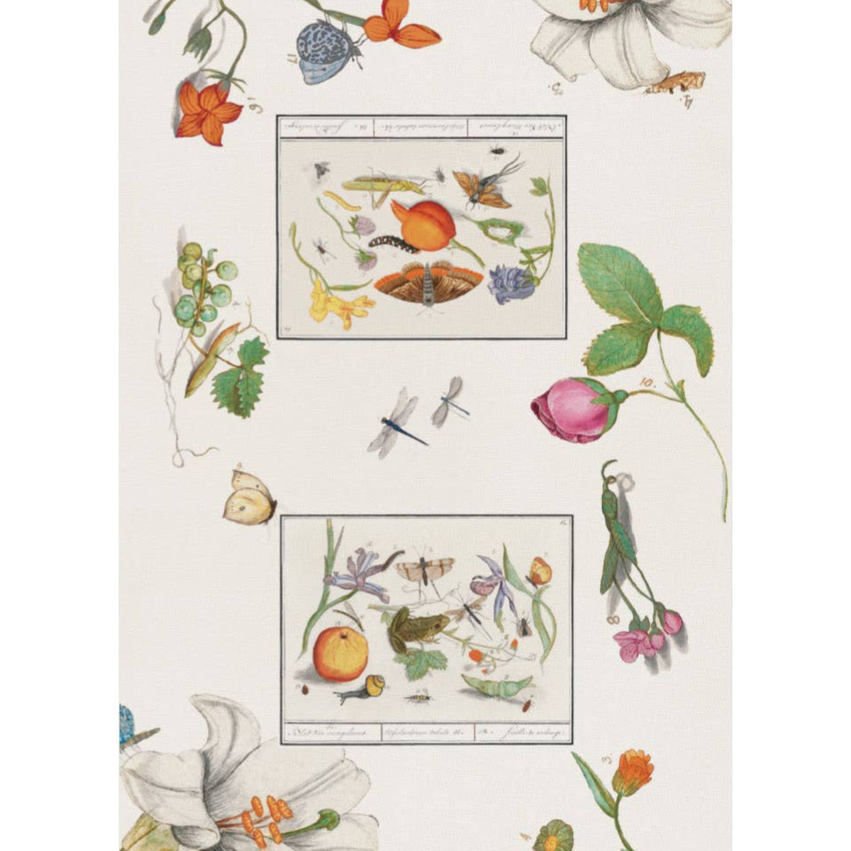 Wildlife Table Runner, 100% Linen, Made in Italy