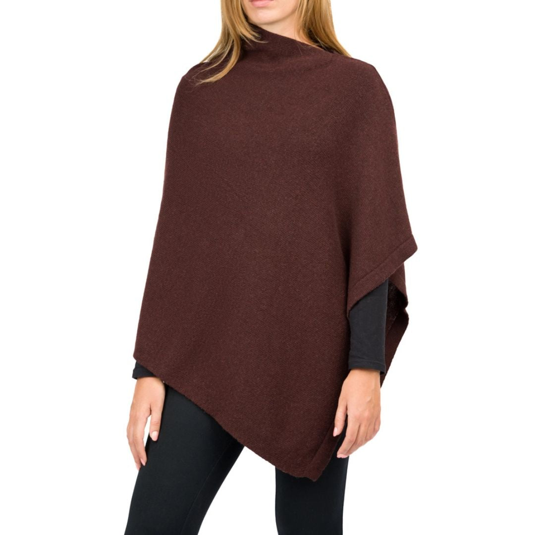 Cashmere Blend Poncho / Topper, Made in Italy