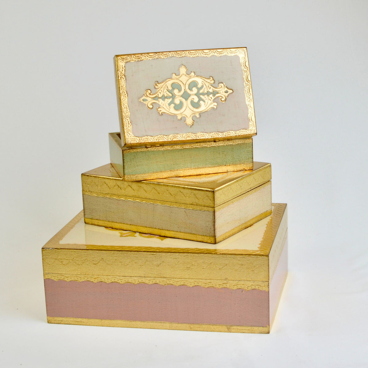 Florentine Carved Wood Jewelry/Storage Box, 5 x 7 - My Italian Decor