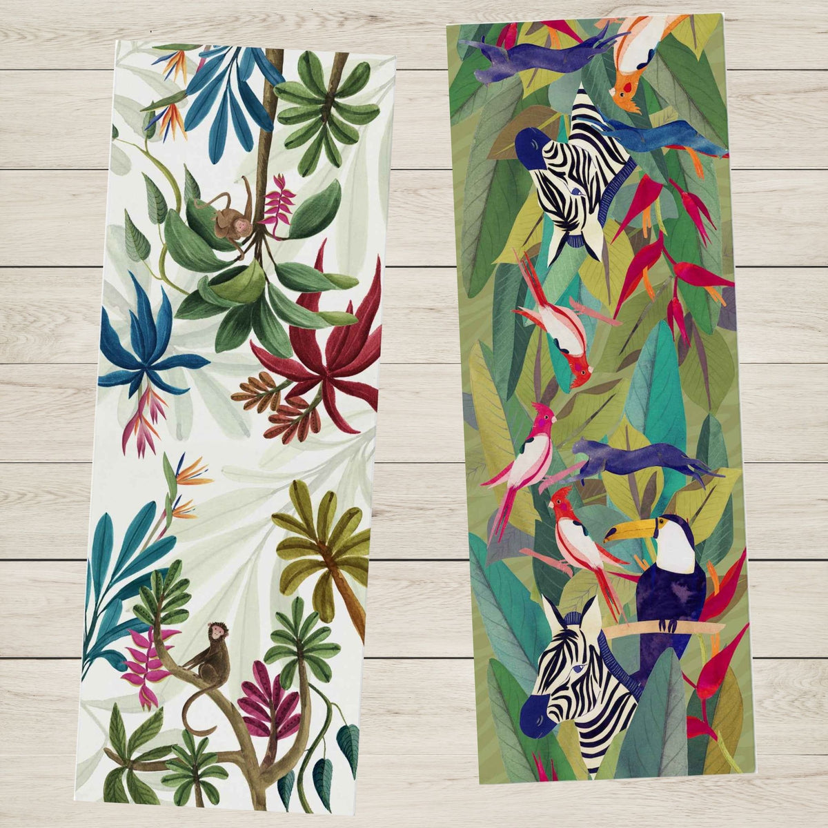 Jungle Table Runner, 100% Cotton, Made in Italy