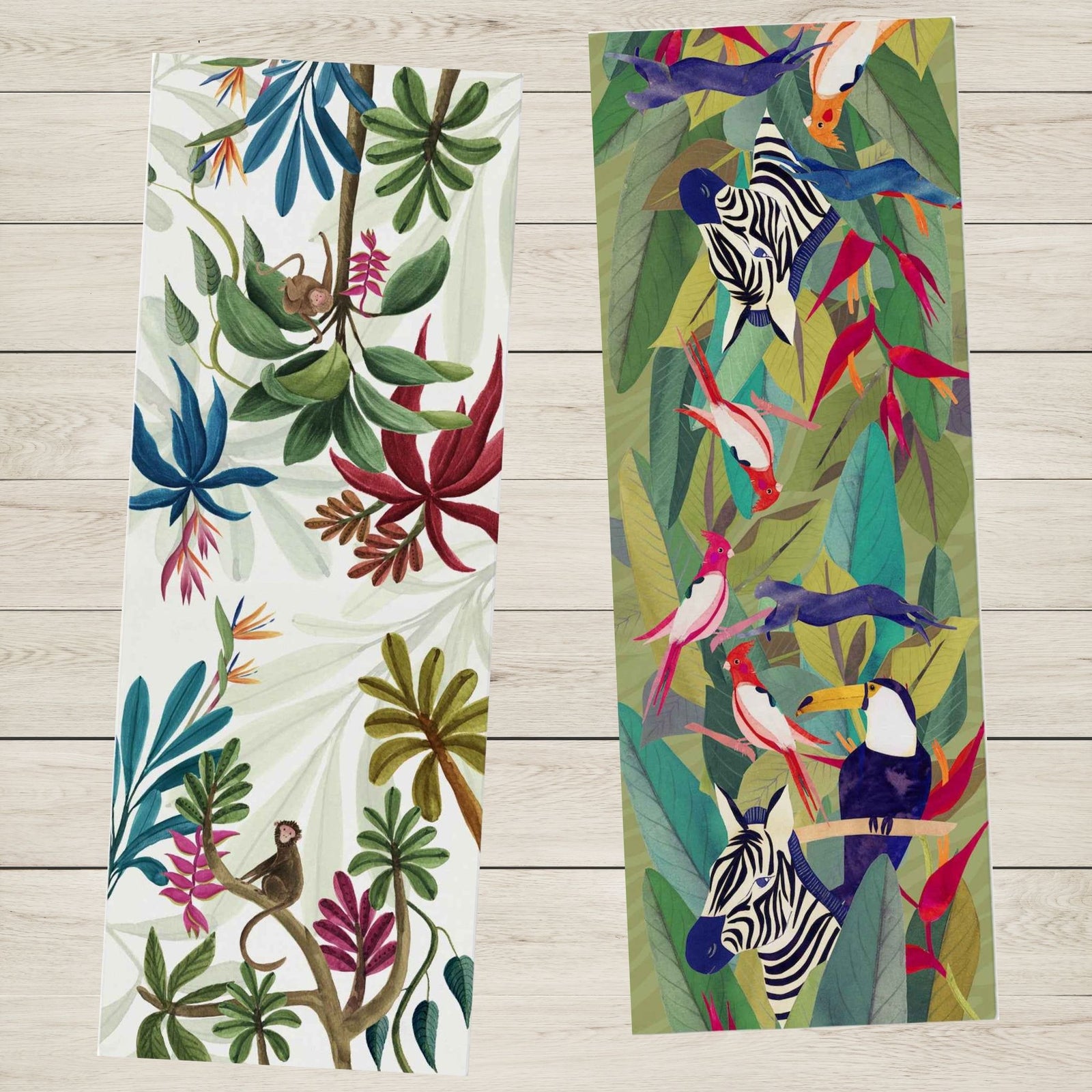 Jungle Table Runner, 100% Cotton, Made in Italy - My Italian Decor