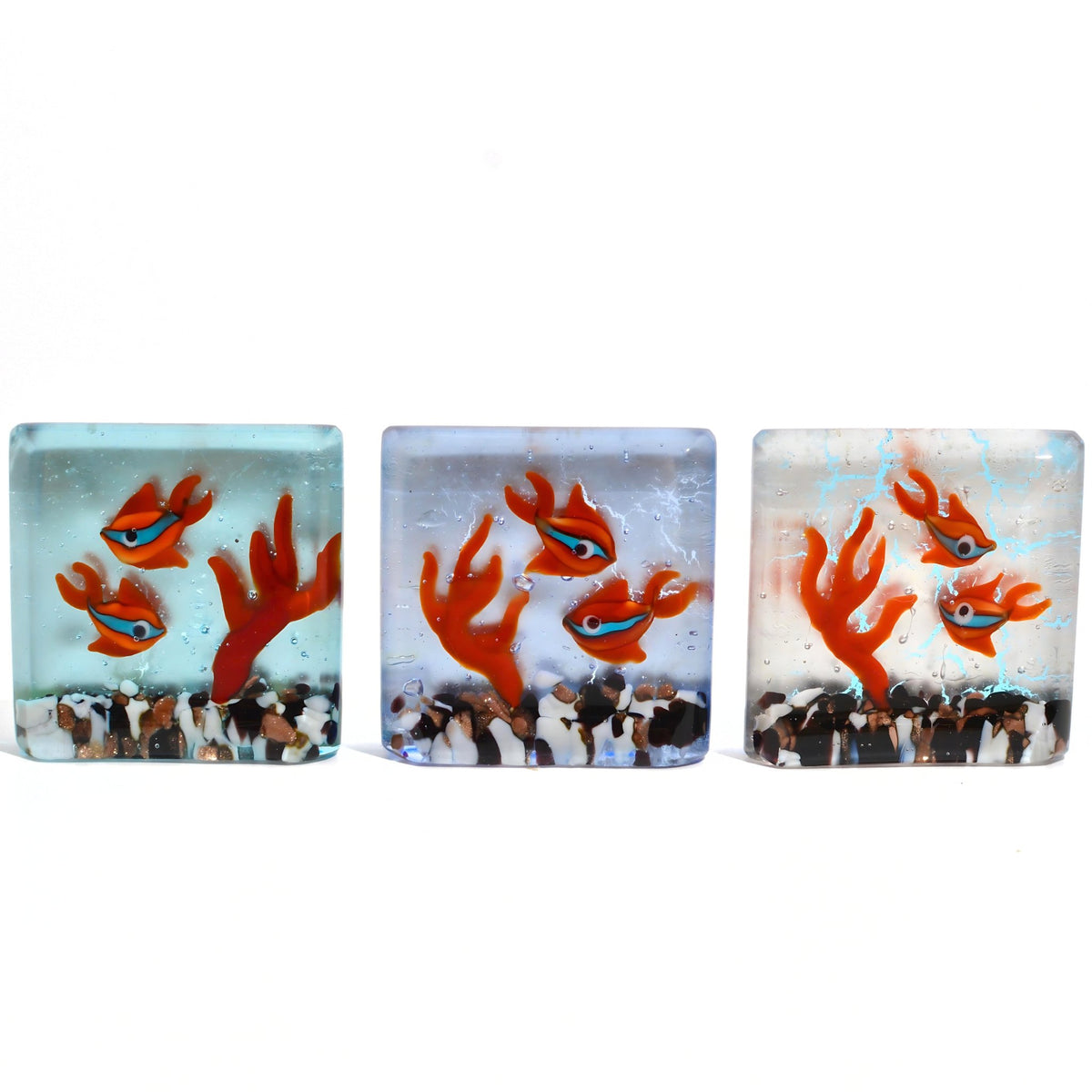 Murano Glass Fish Aquarium, Handmade in Italy