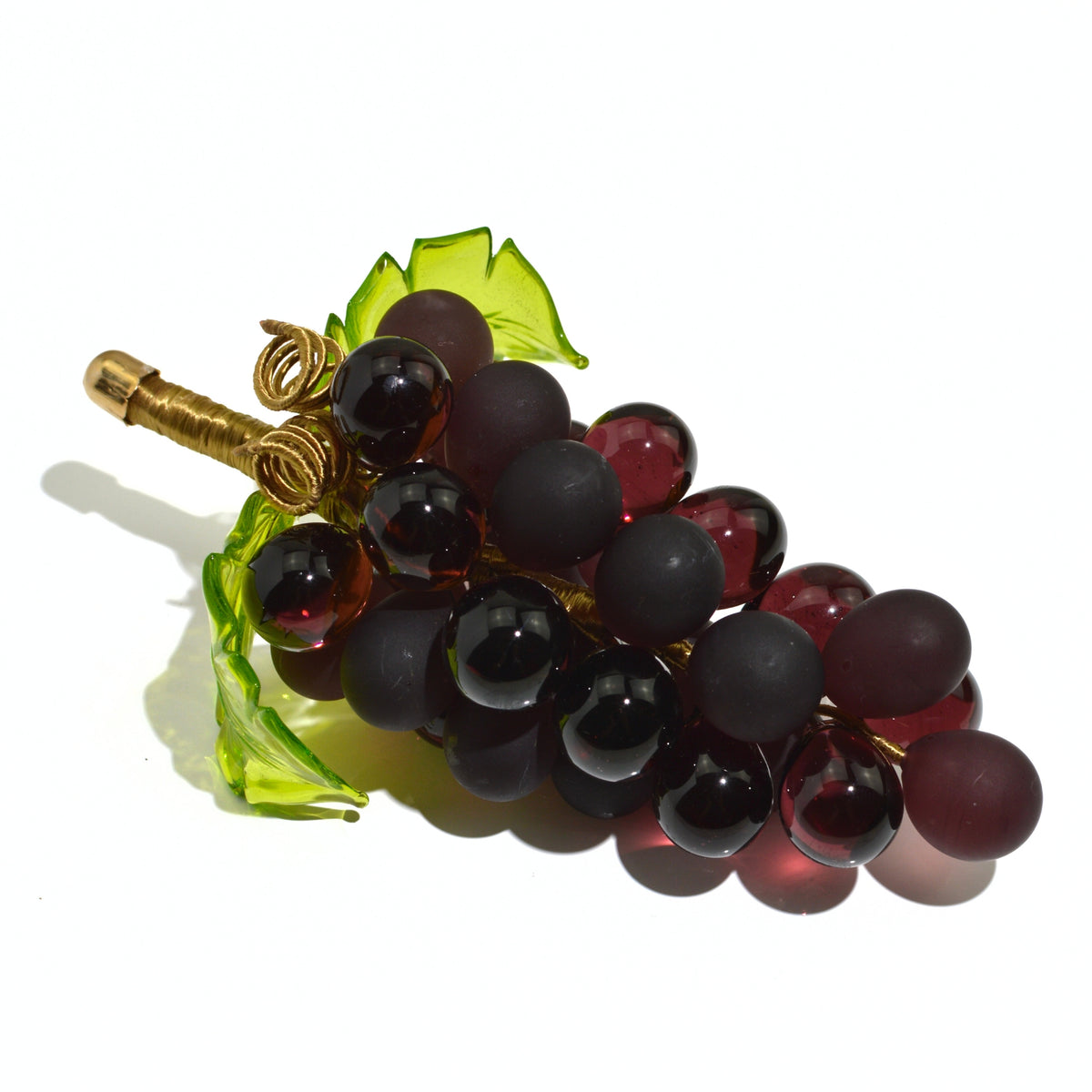 Murano Glass Grape Cluster, Large, Made in Italy