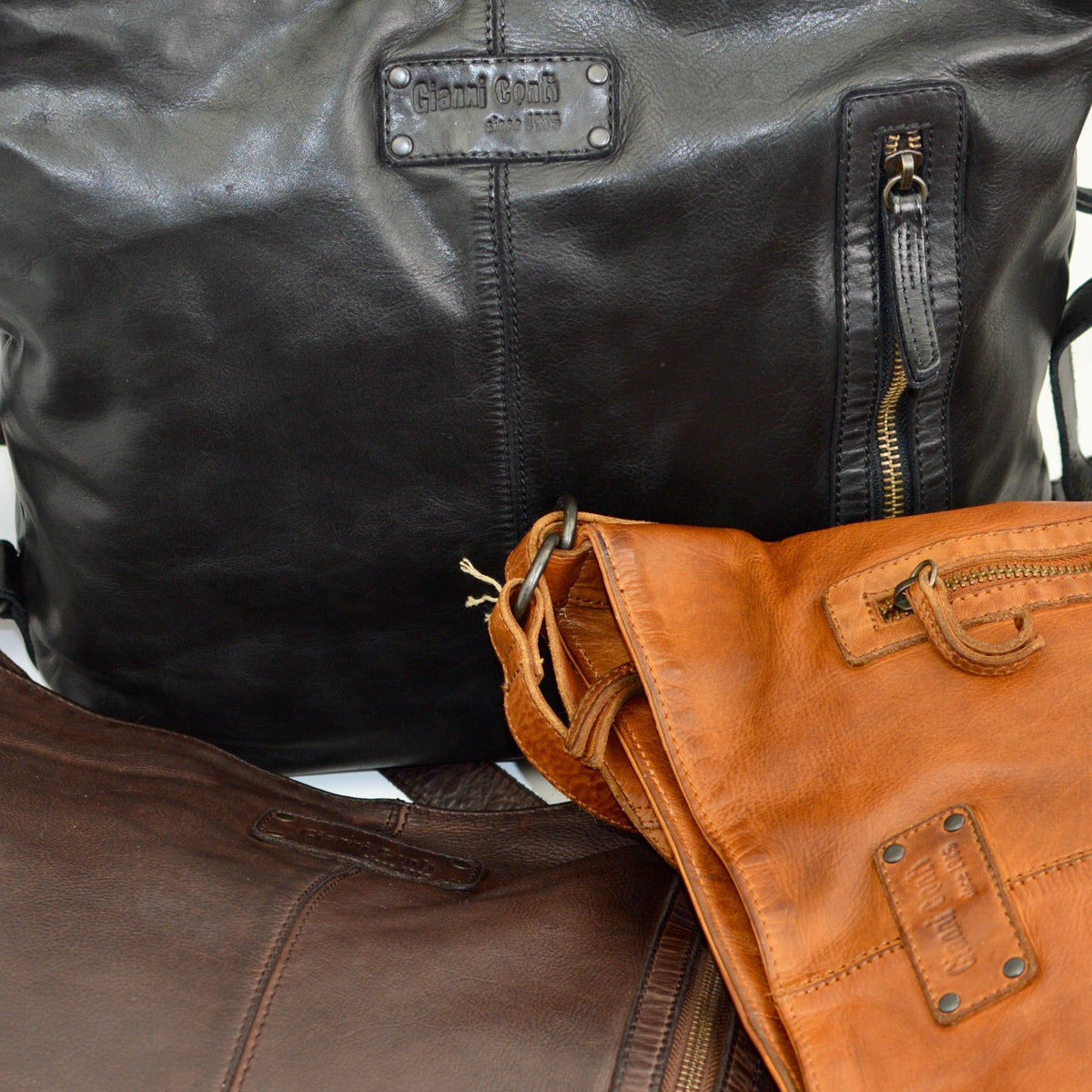 convertible purse backpack leather Lecce Italian Leather Convertible Handbag & Backpack