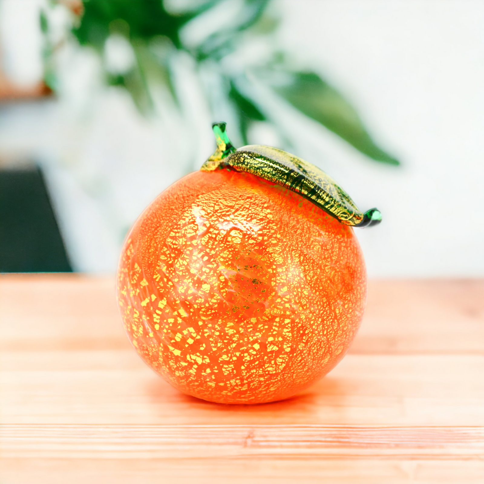 Life-size Murano Glass Oranges, Blown Glass Fruit, Made in Italy - My Italian Decor