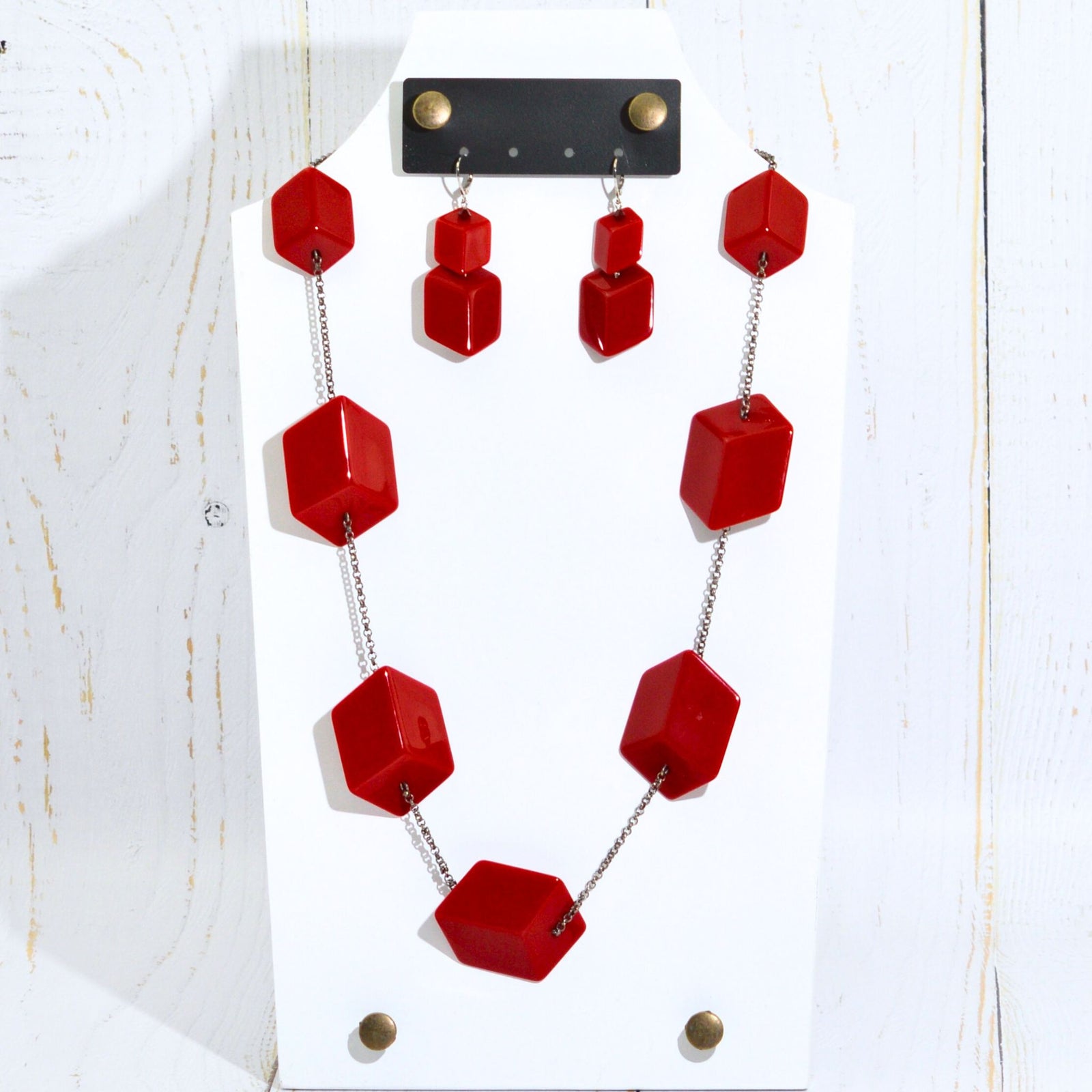 Cubi Earring & Necklace, Handcrafted in Italy - My Italian Decor