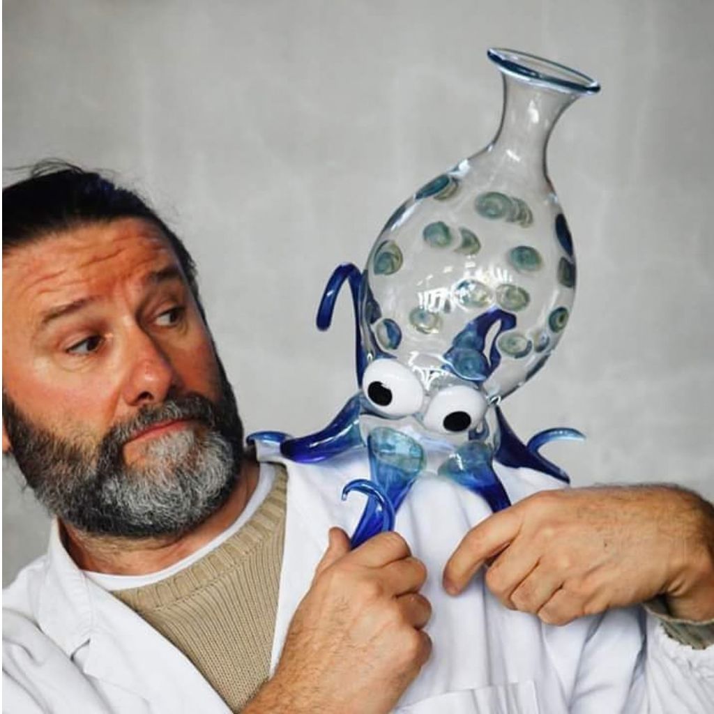 Massimo Lunardon, Octopus, Decanter, Carafe, or Bowl