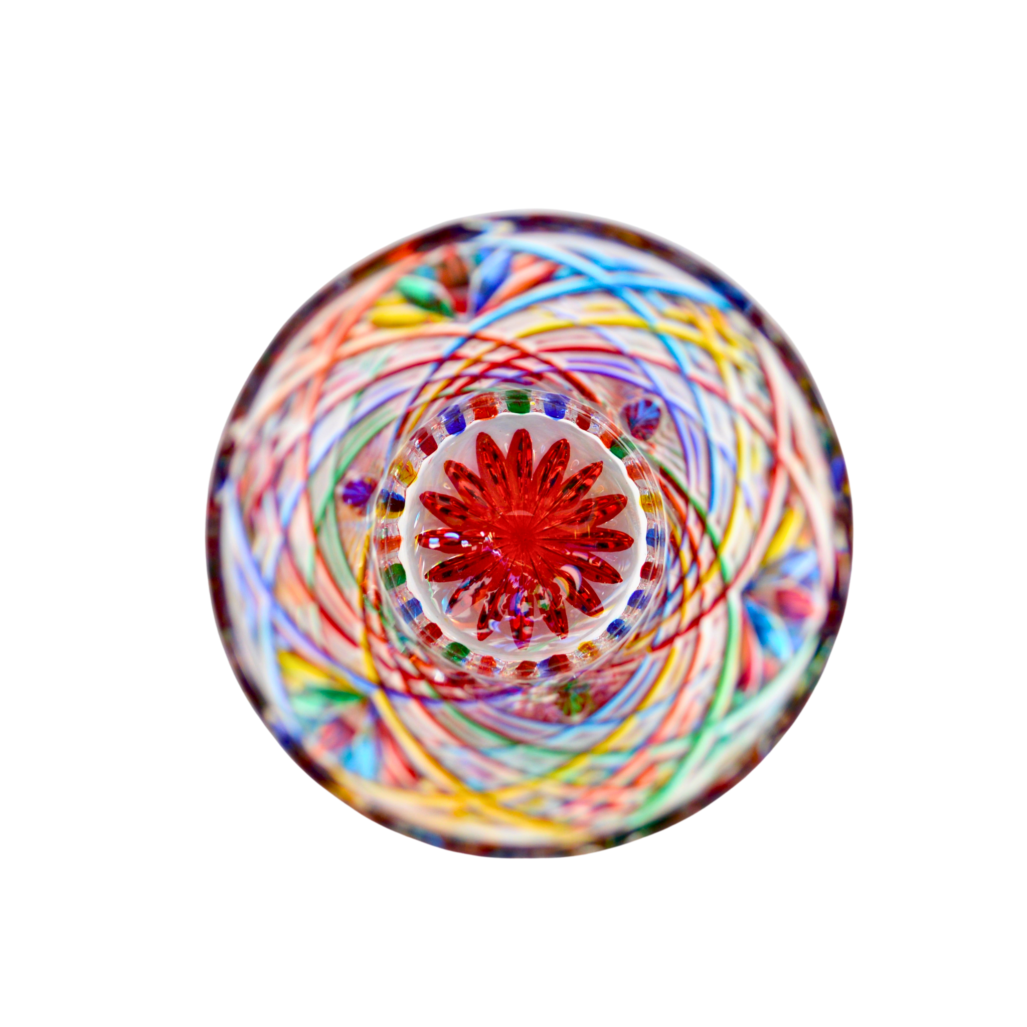 Melodia Luxury Vase, Hand Painted Crystal, Made in Italy - My Italian Decor