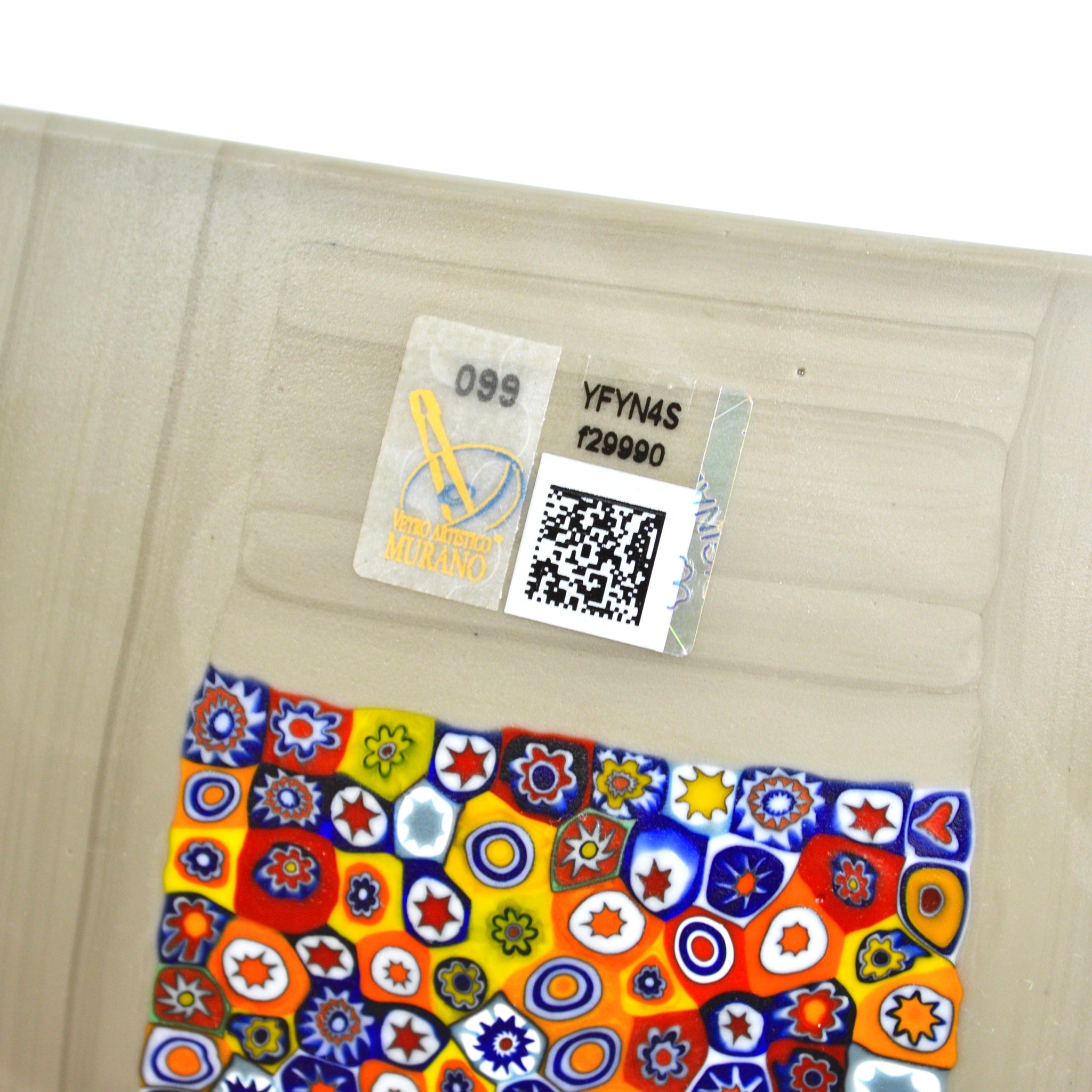 Millefiori Square Decorative Dish, 5.25", Handmade In Italy - My Italian Decor