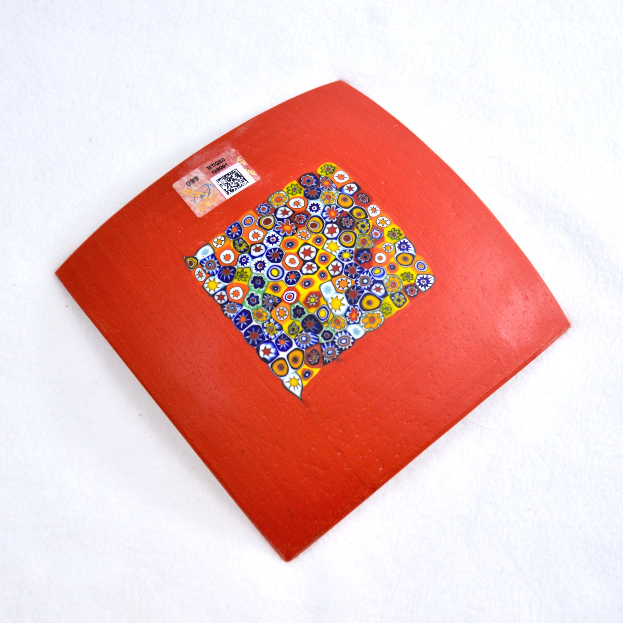 Millefiori Square Decorative Dish, 5.25", Handmade In Italy - My Italian Decor