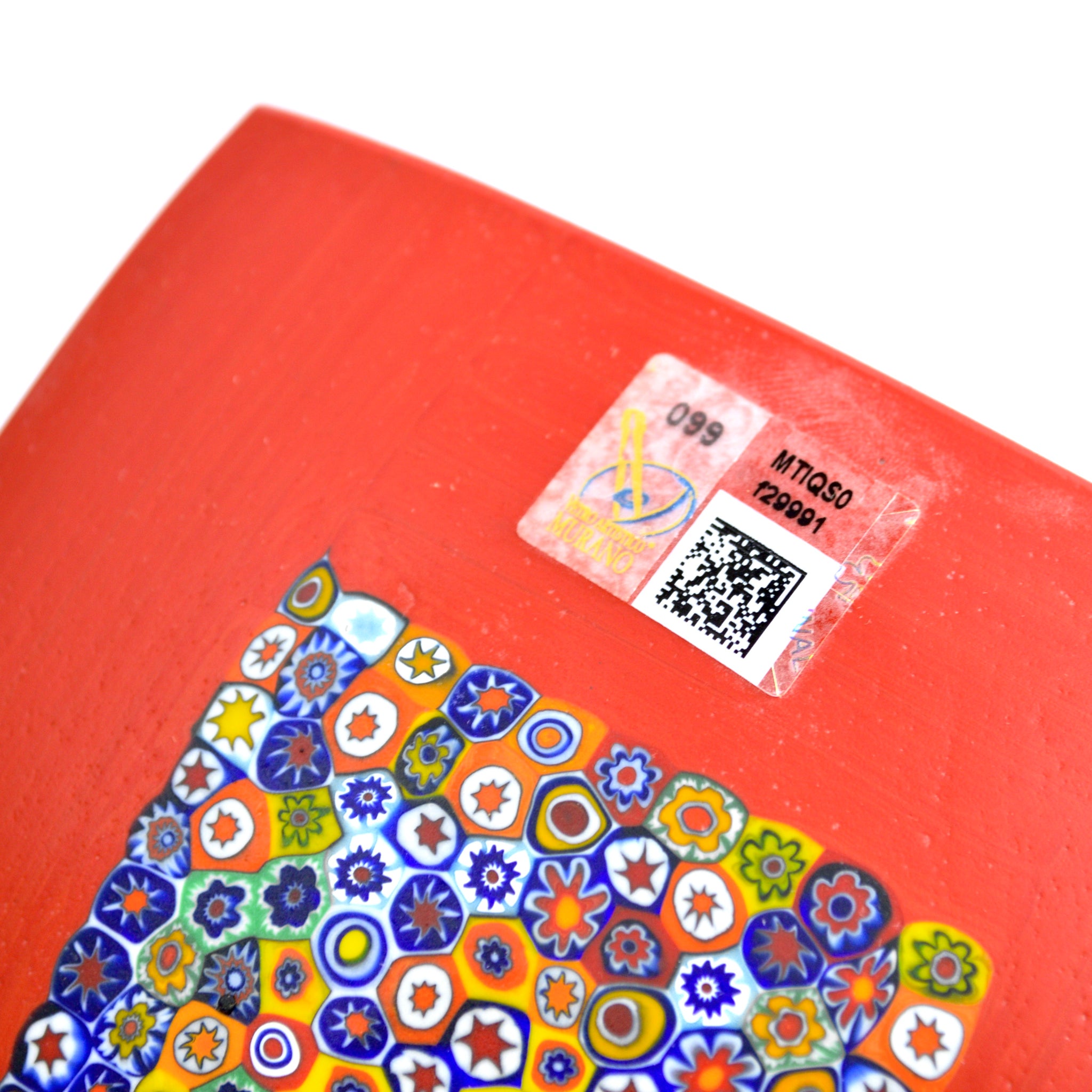 Millefiori Square Decorative Dish, 5.25", Handmade In Italy - My Italian Decor