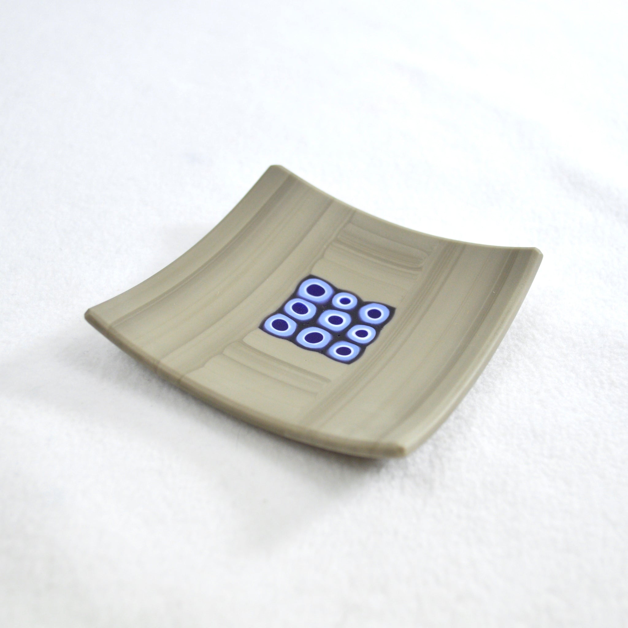Millefiori Square Decorative Dish, 3.25", Handmade In Italy - My Italian Decor