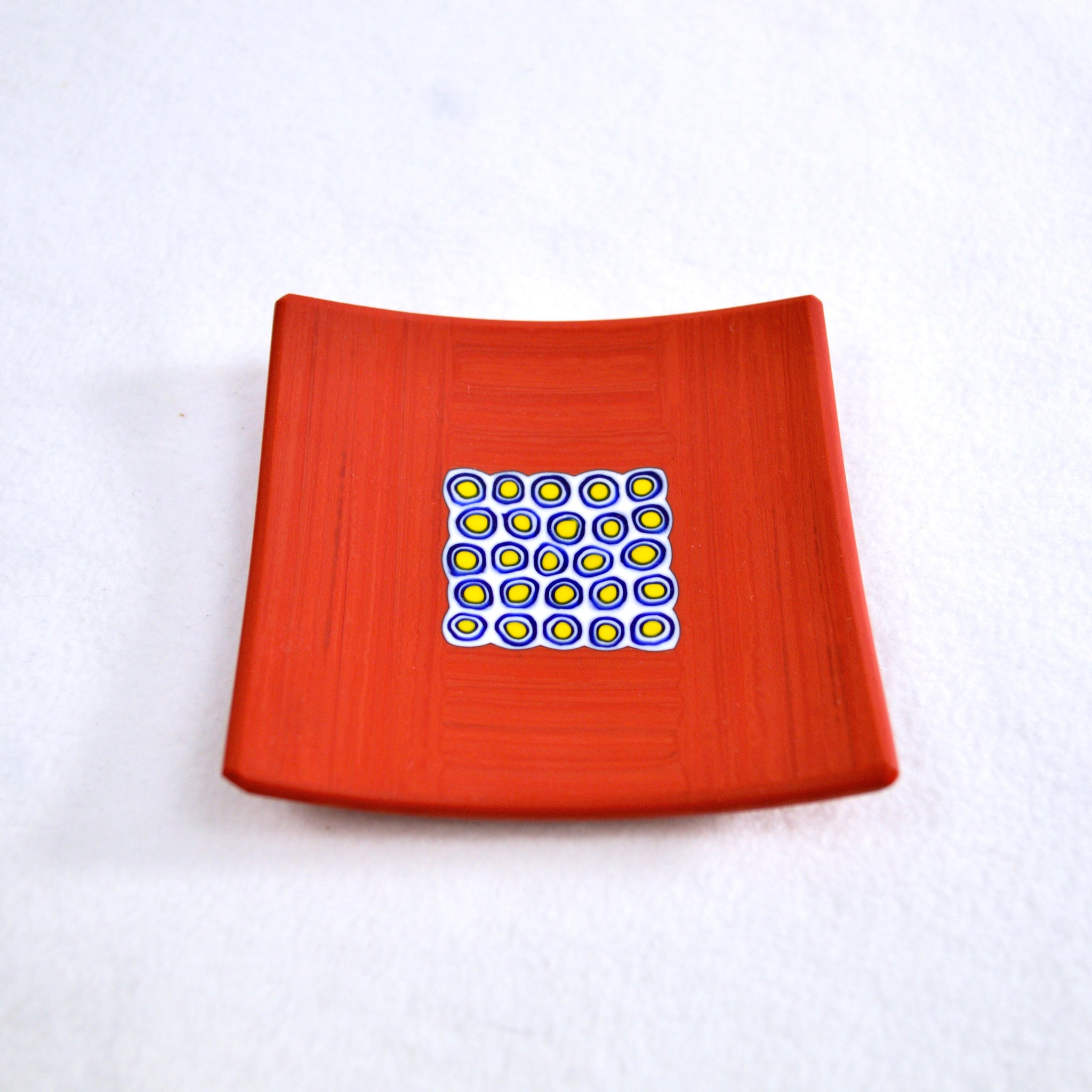 Millefiori Square Decorative Dish, 3.25", Handmade In Italy - My Italian Decor