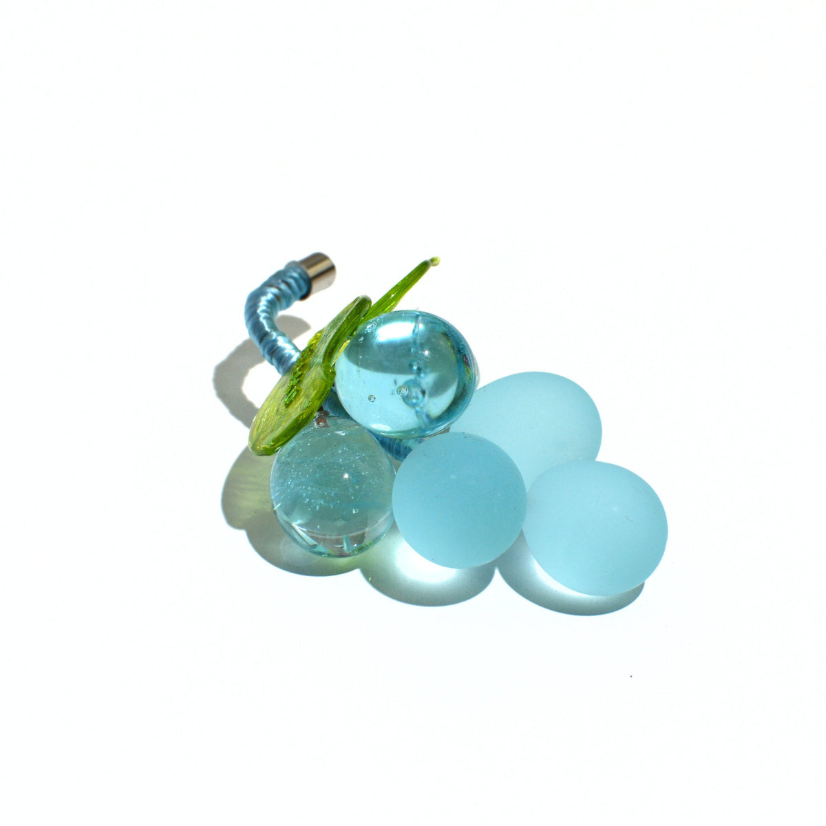 Murano Glass Solid Grape Cluster, Mini, Multiple Colors, Made in Italy