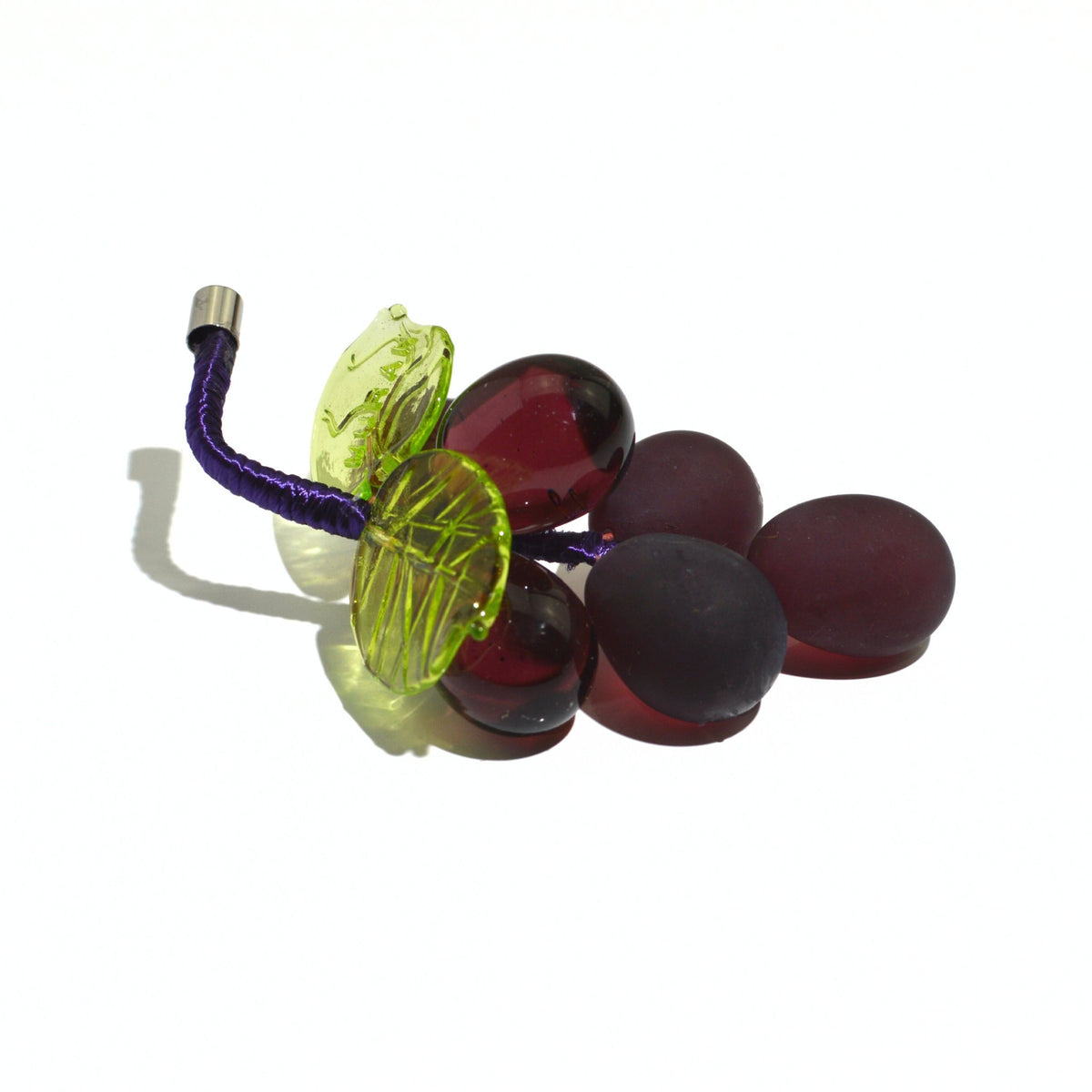 Murano Glass Solid Grape Cluster, Mini, Multiple Colors, Made in Italy