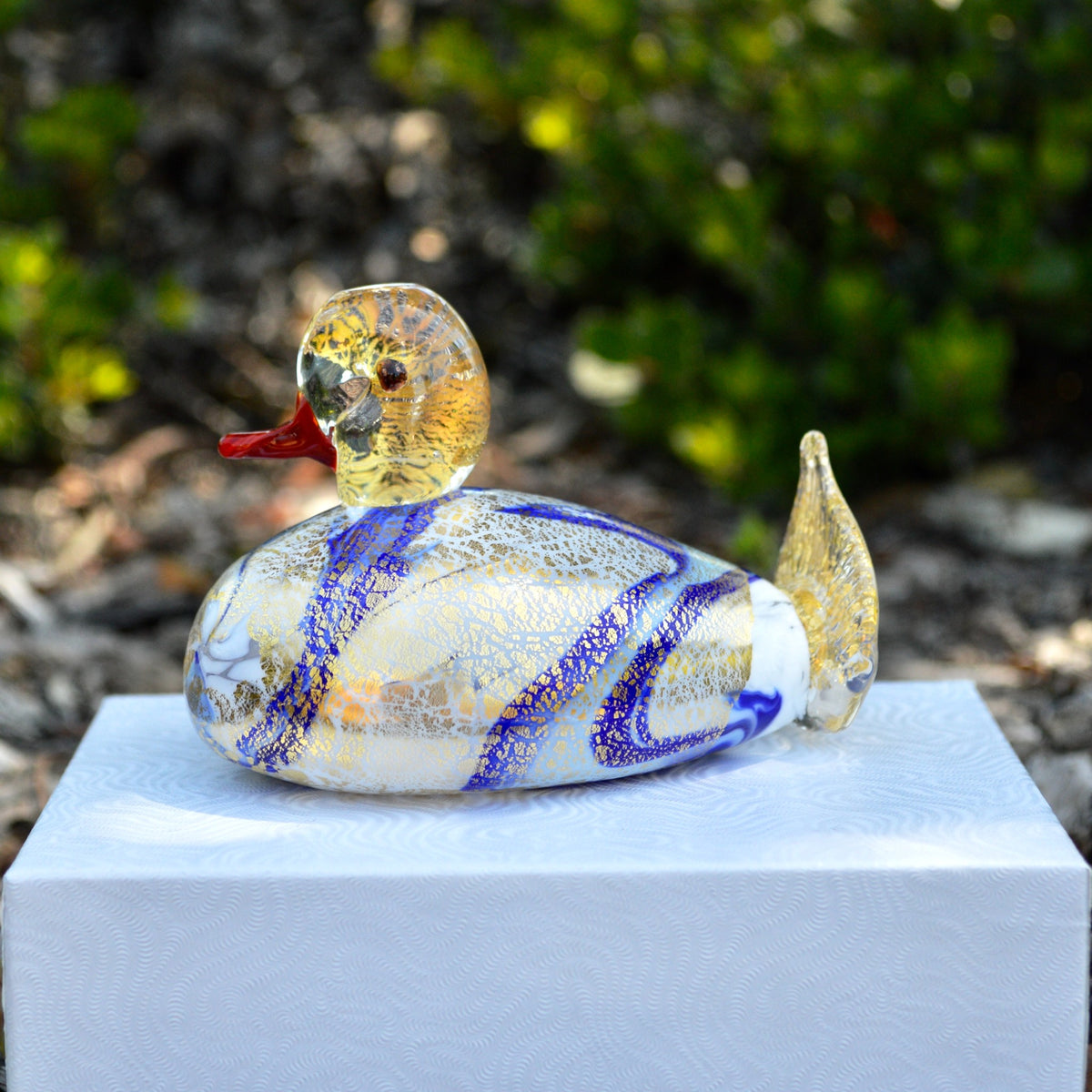 Murano Glass Duck, Decorative Figurine, Made in Italy - My Italian Decor