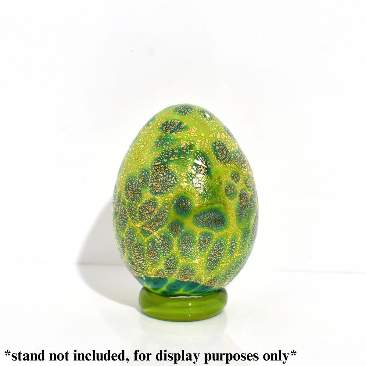 Murano Glass Egg Figurine, Made in Italy