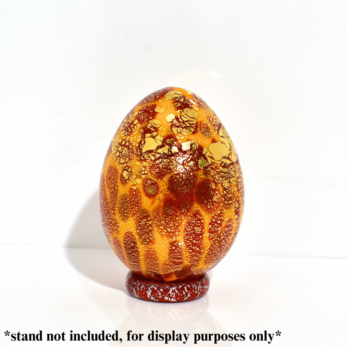 Murano Glass Egg Figurine, Made in Italy