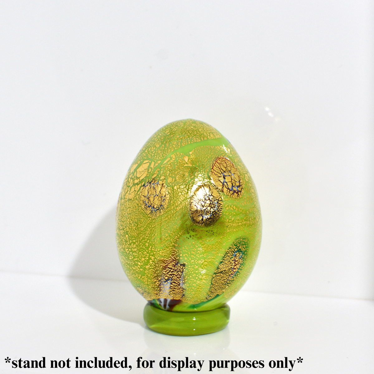 Murano Glass Egg Figurine, Made in Italy