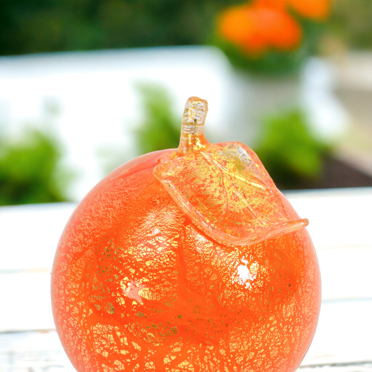 Life-size Murano Glass Oranges, Blown Glass Fruit, Made in Italy - My Italian Decor